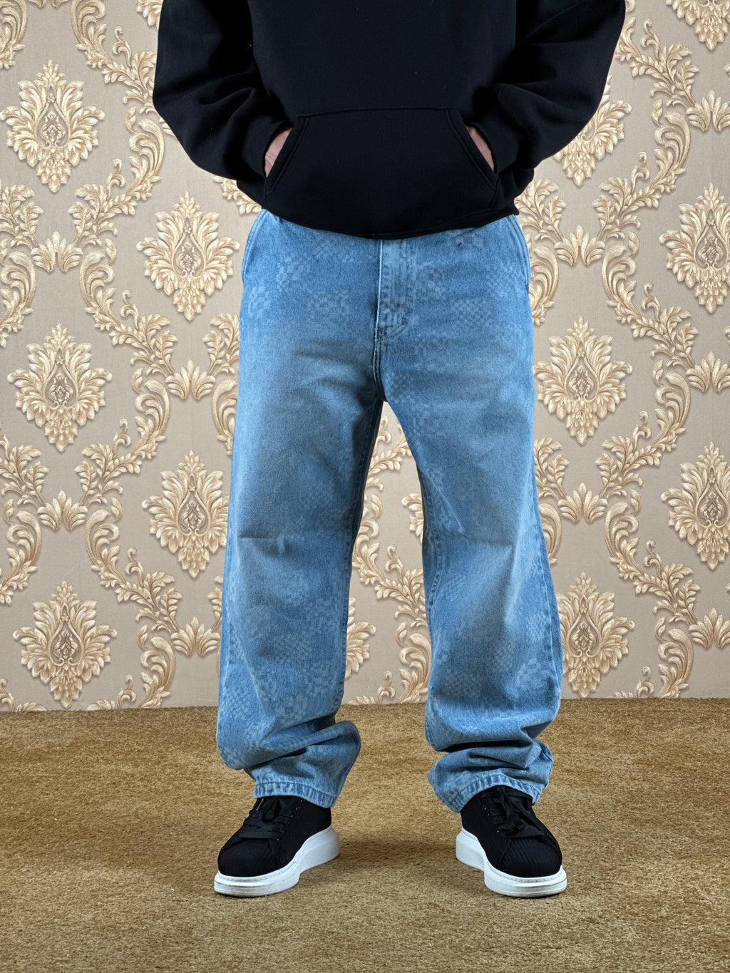 ETERNAL BAGGY JEANS BLEU CLAIRE