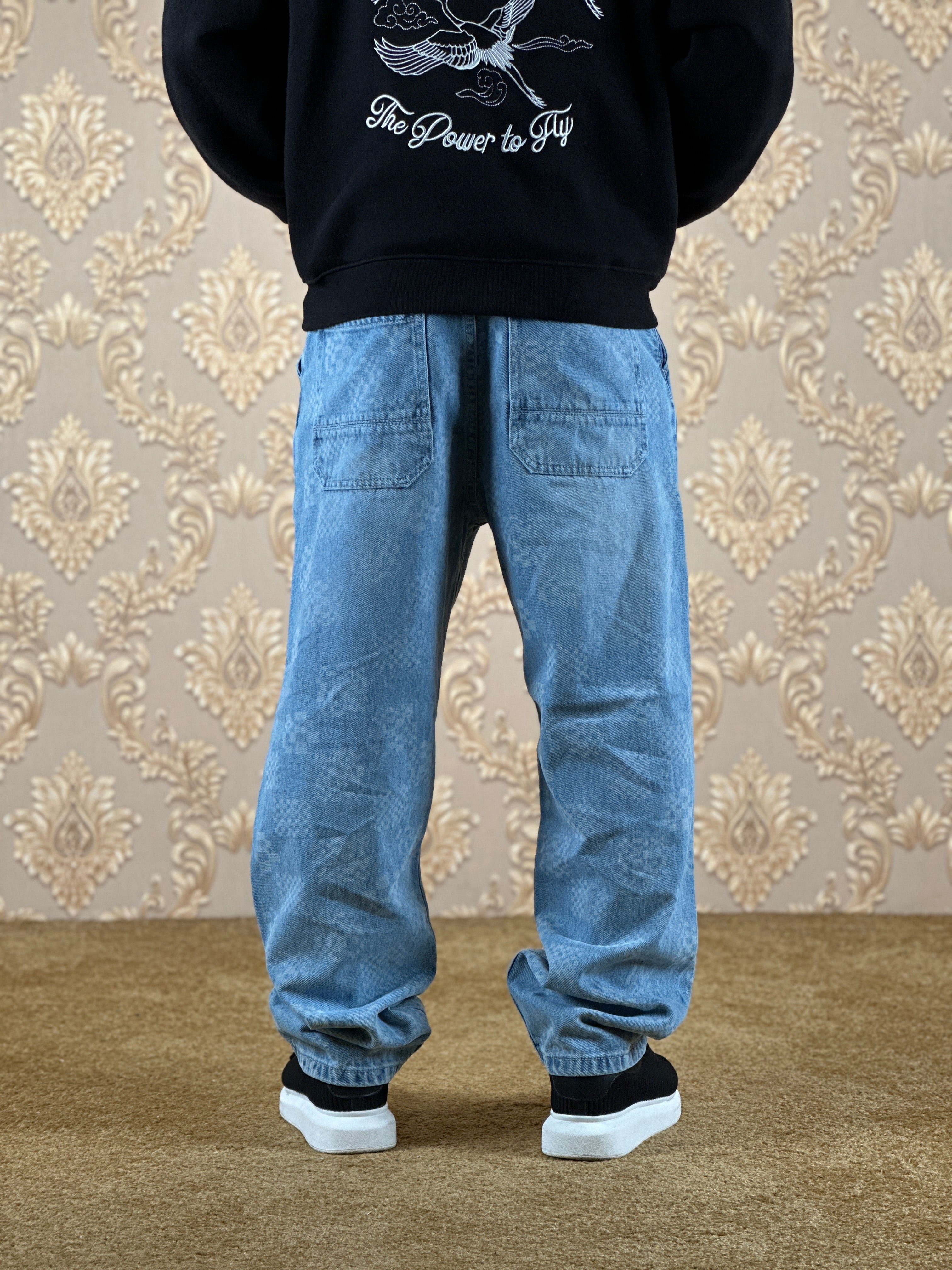 ETERNAL BAGGY JEANS BLEU CLAIRE