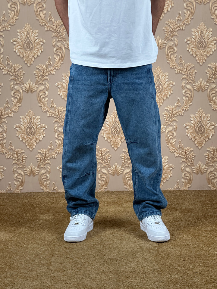 ZENITH BALLOON BAGGY JEANS BLEU