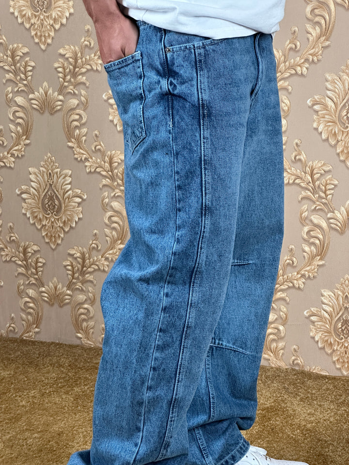 ZENITH BALLOON BAGGY JEANS BLEU