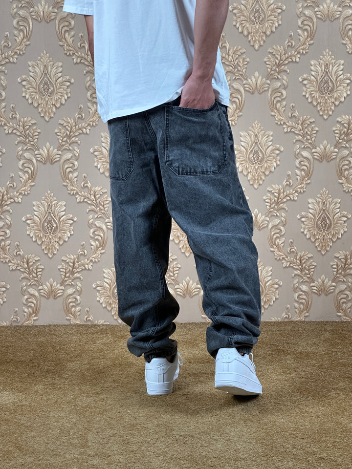 ZENITH BALLOON BAGGY JEANS GRIS FONCÉ