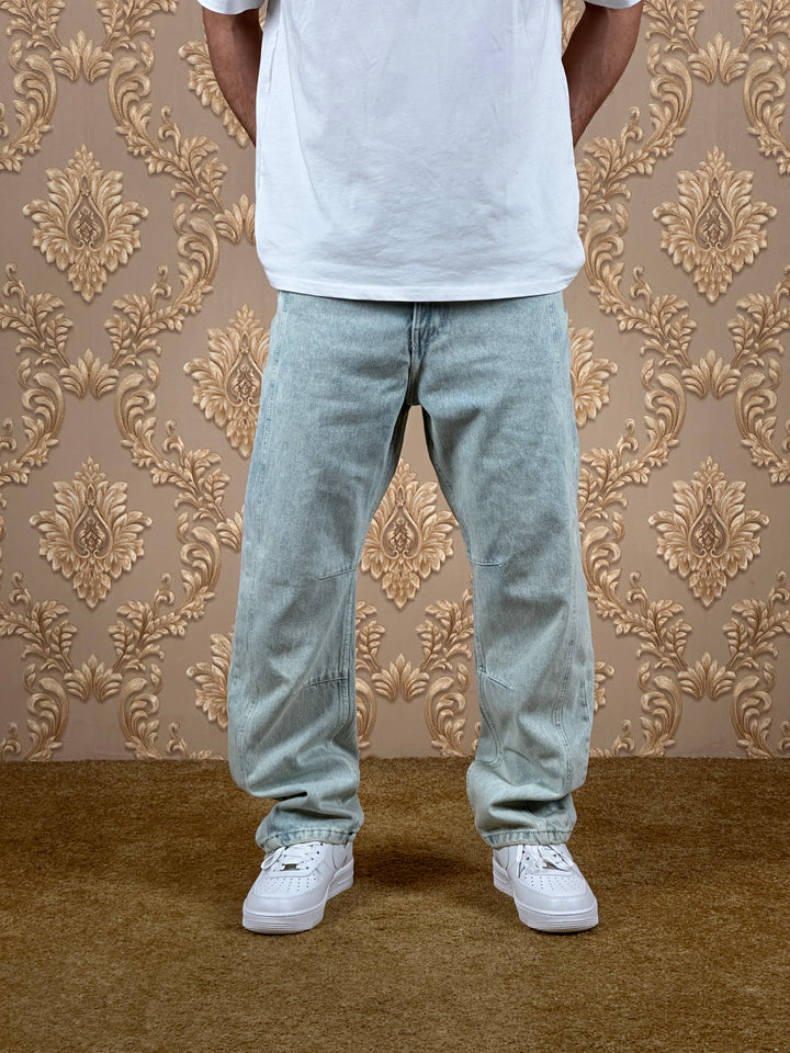 ZENITH BALLOON BAGGY JEANS BLEU DIRTY