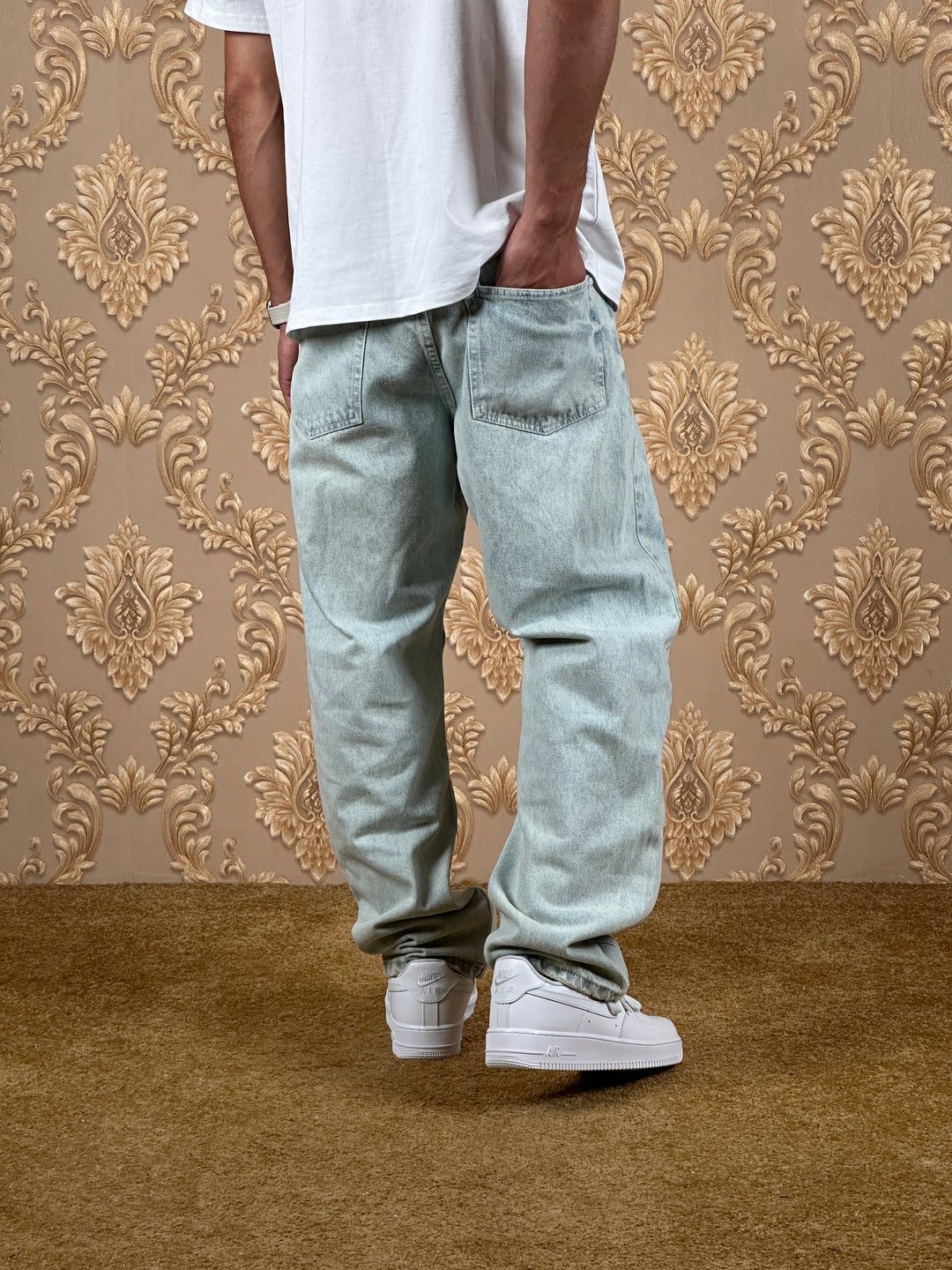 ZENITH BALLOON BAGGY JEANS BLEU DIRTY