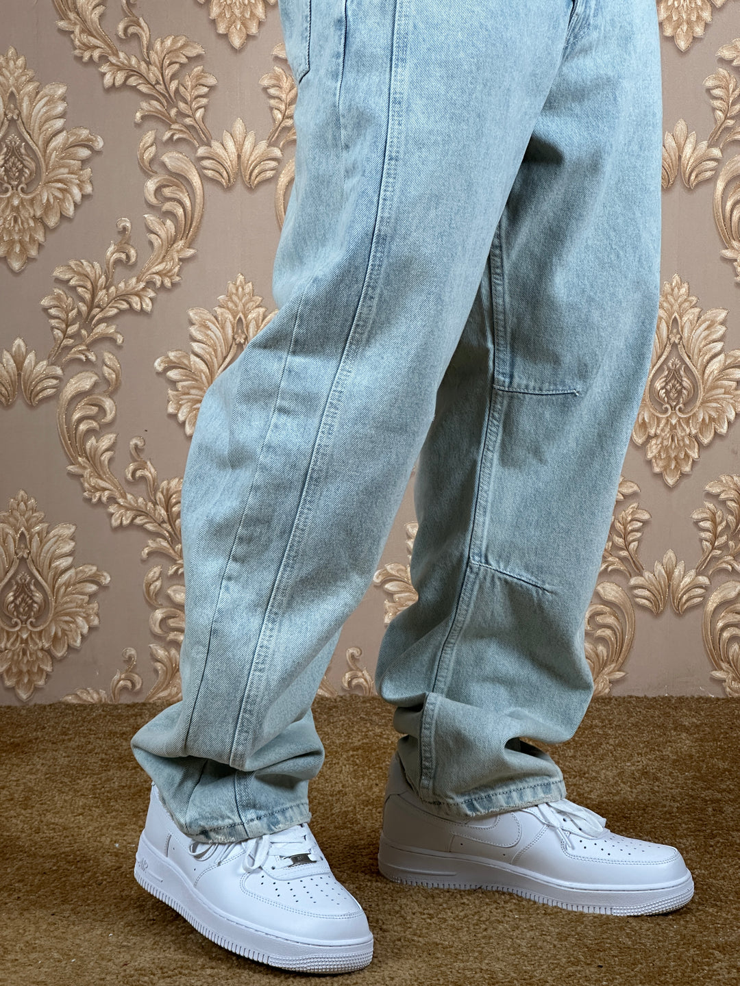 ZENITH BALLOON BAGGY JEANS BLEU DIRTY