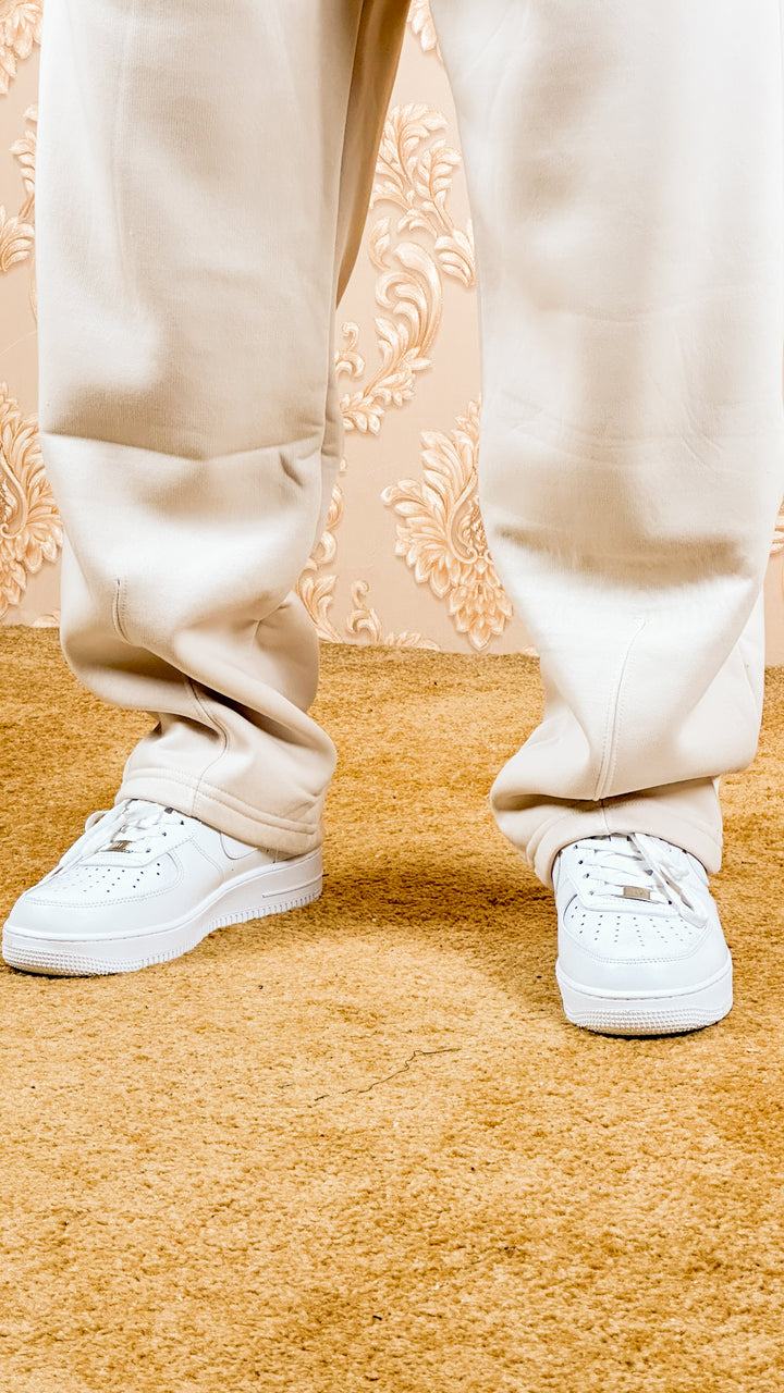 VALLEY WIDE BAGGY JOGGERS BEIGE