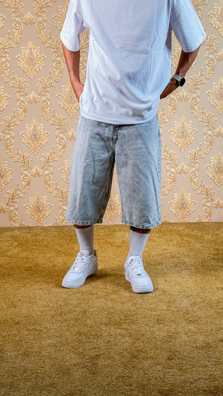 Short Baggy Jeans Simple