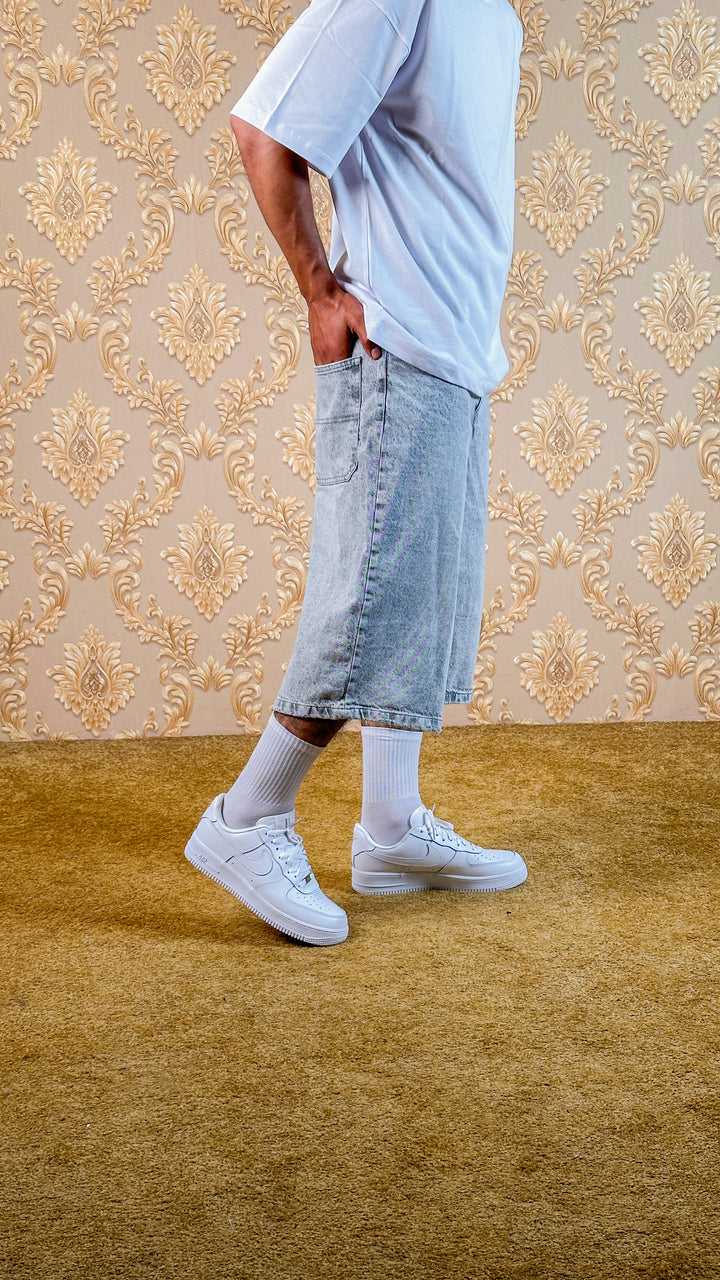 Short Baggy Jeans Simple