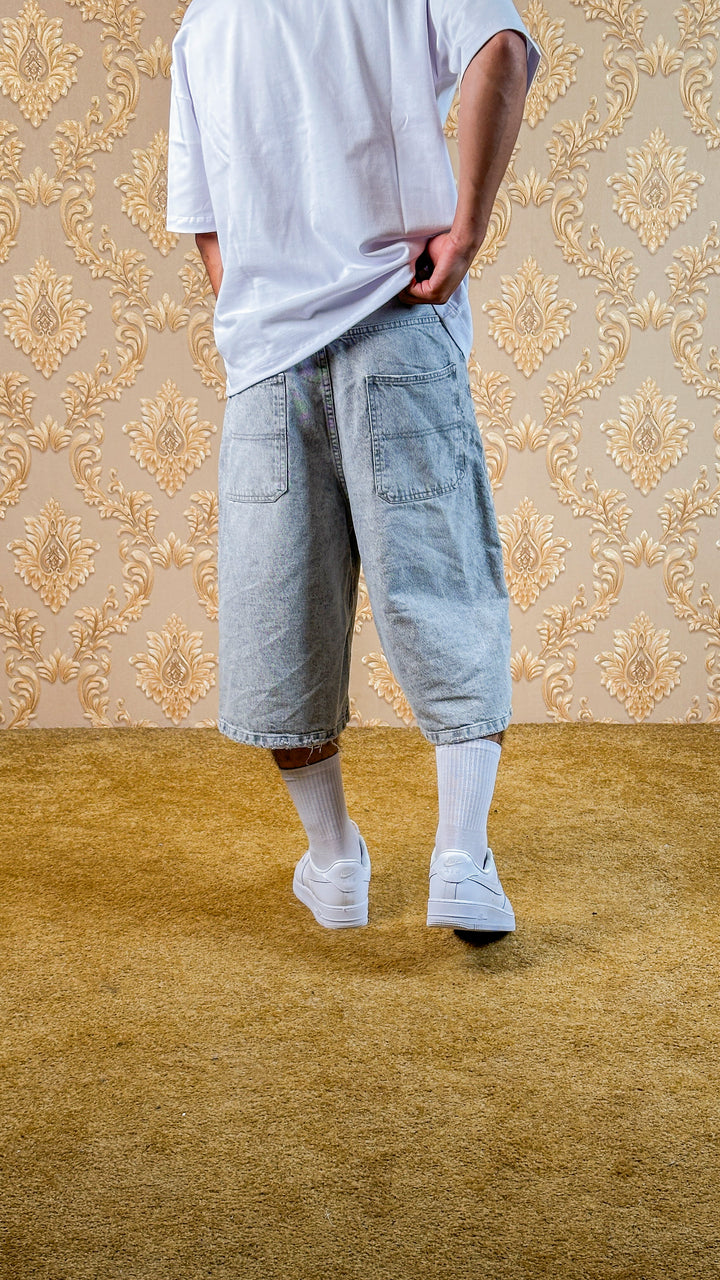 Short Baggy Jeans Simple