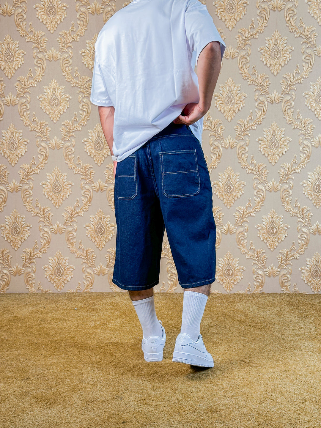 Short Baggy Jeans Simple