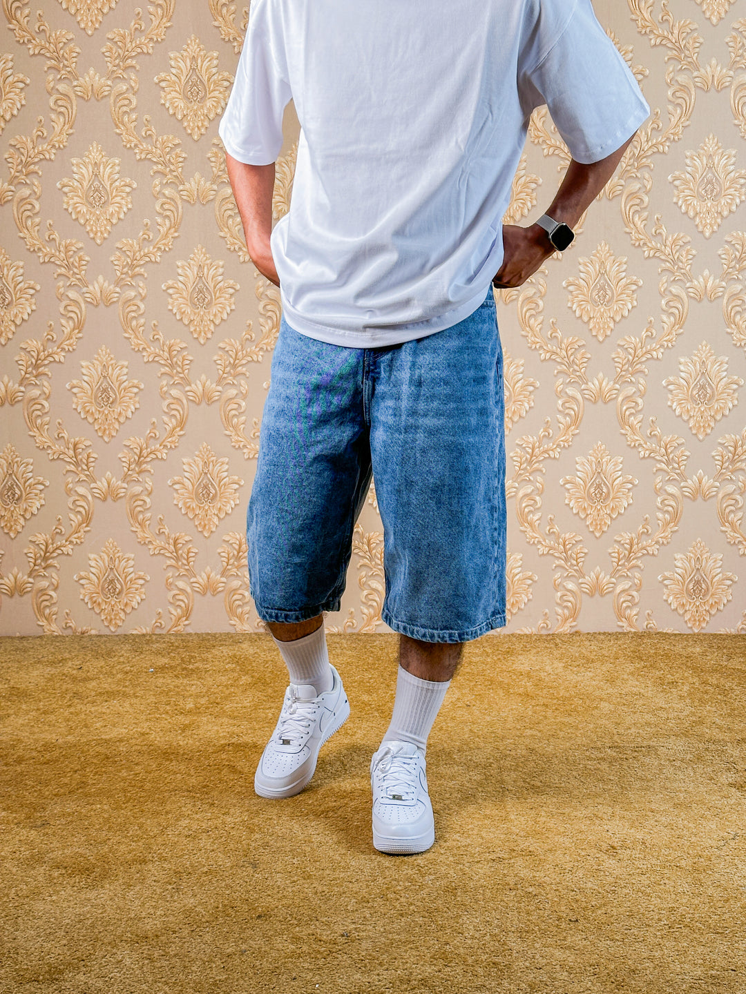 Short Baggy Jeans Simple