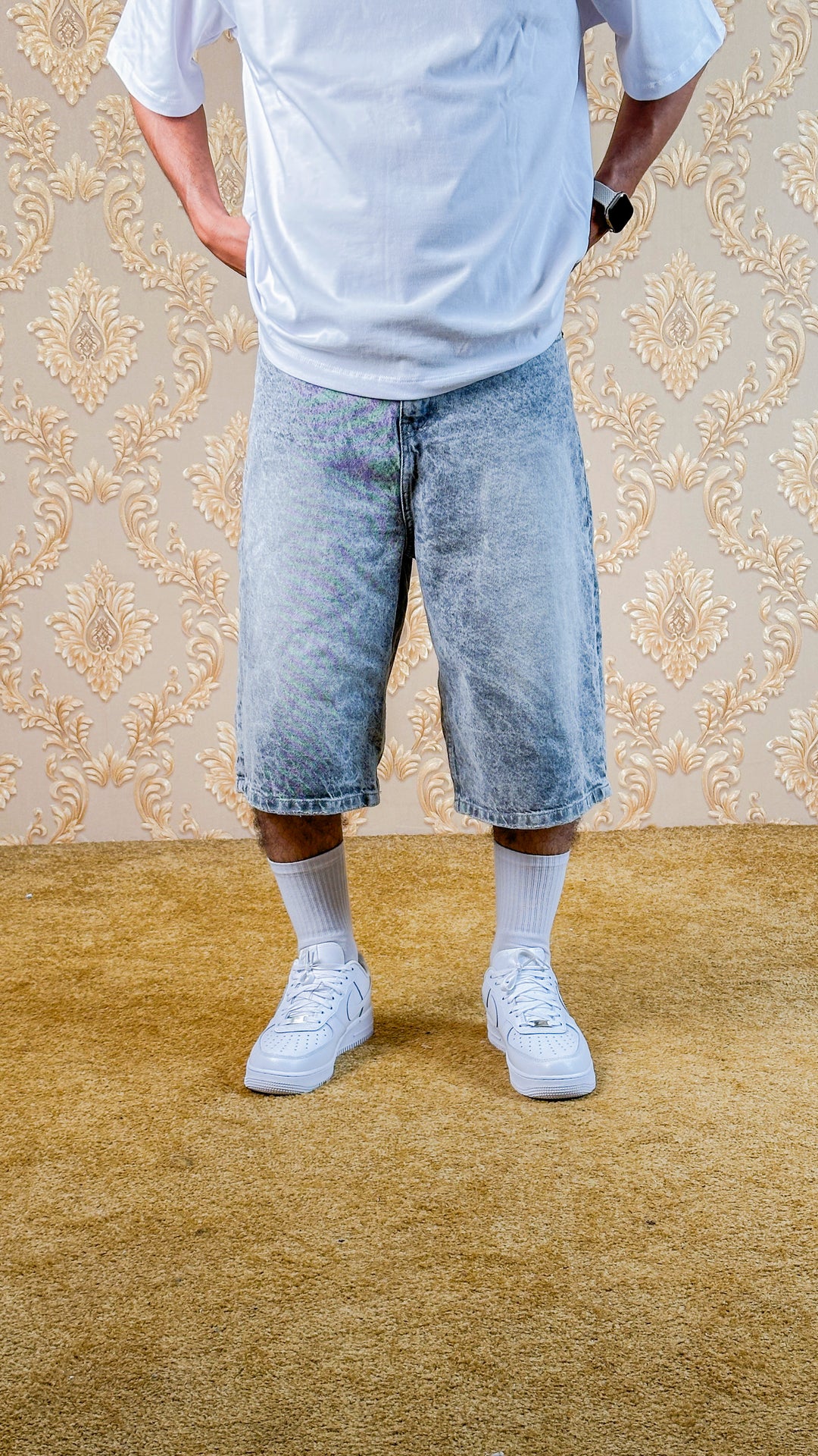 Short Baggy Jeans Simple