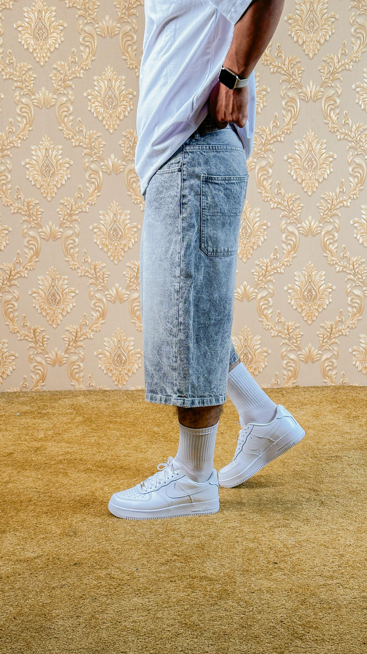 Short Baggy Jeans Simple