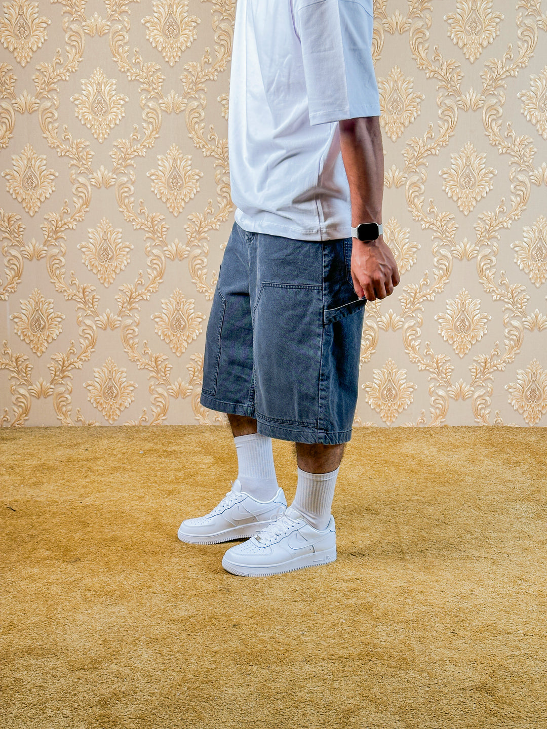 Short Baggy Jeans Pocket Paradise