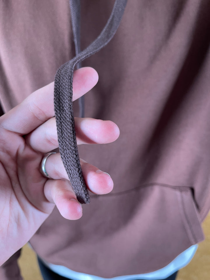 HOODIE OVERSIZE SIMPLE MARRON