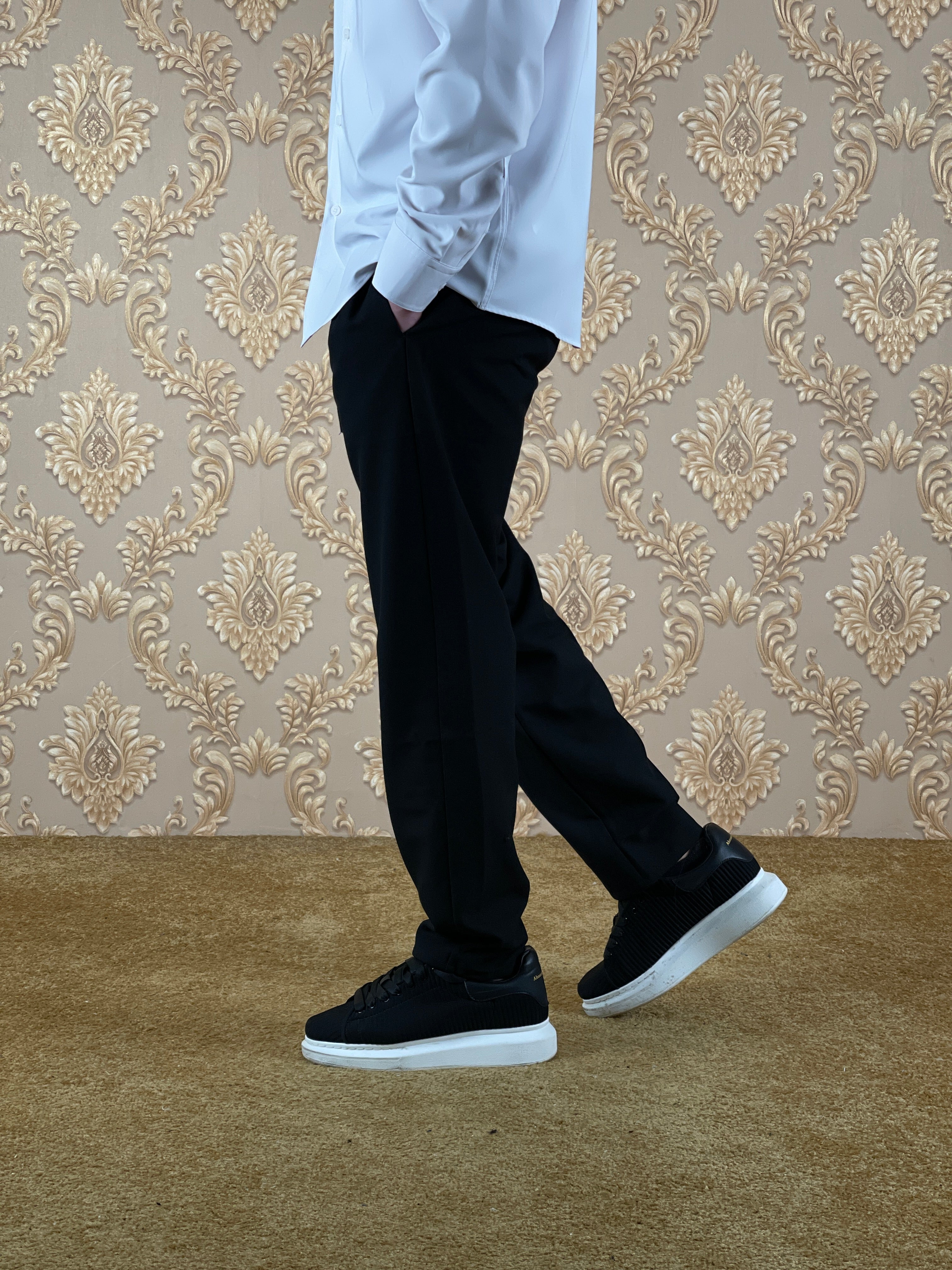 PANTALON CHINO HYBRIDE NOIR