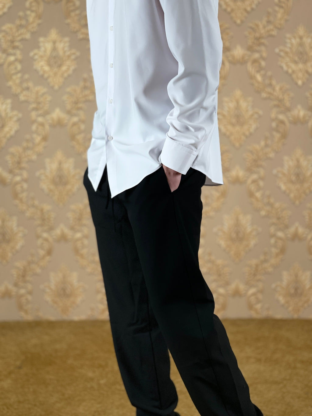 PANTALON CHINO HYBRIDE NOIR