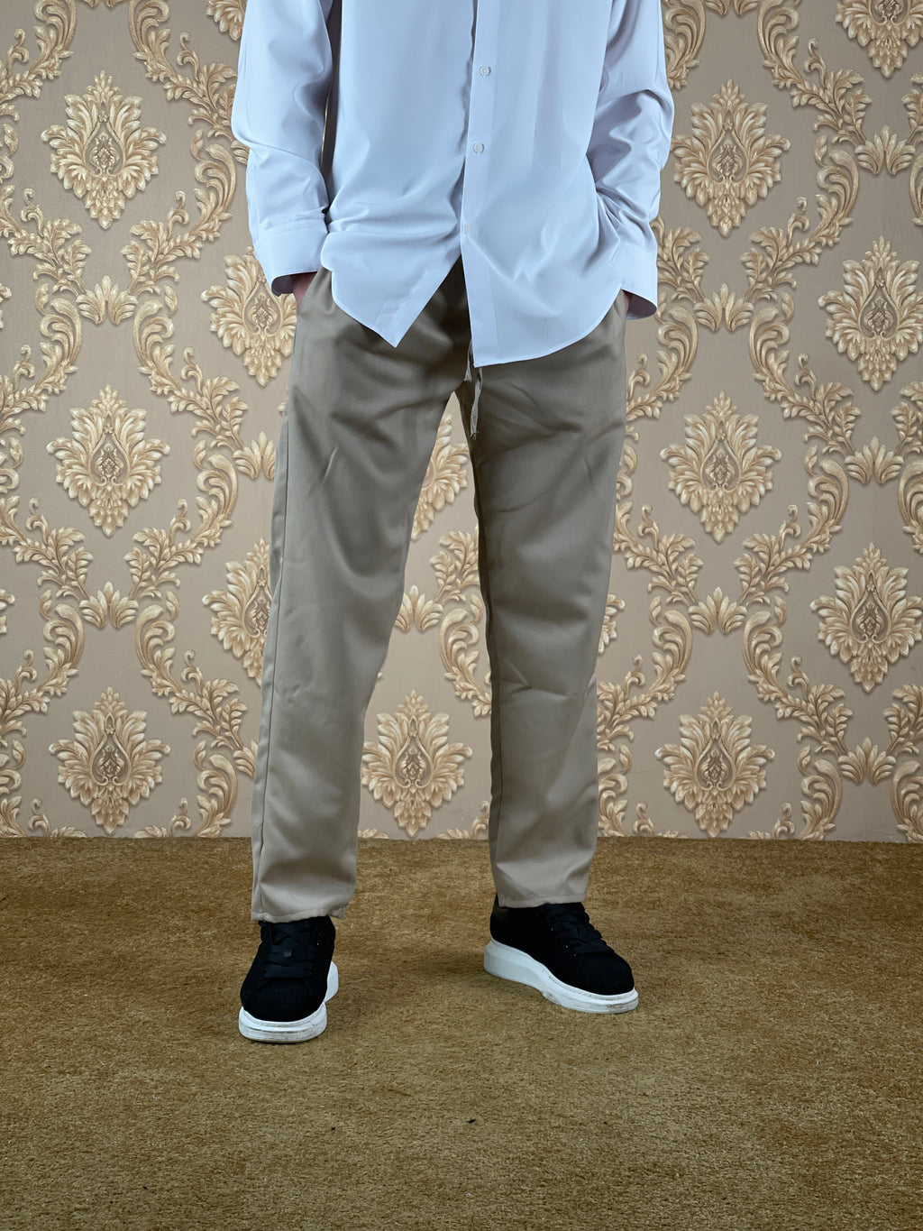 PANTALON CHINO HYBRIDE BEIGE