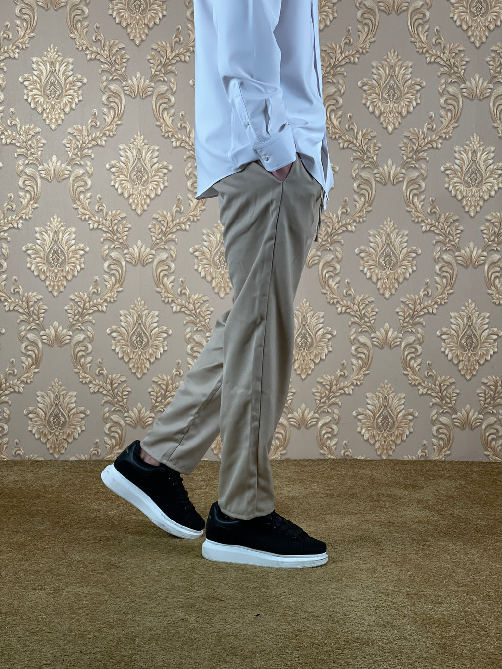 PANTALON CHINO HYBRIDE BEIGE