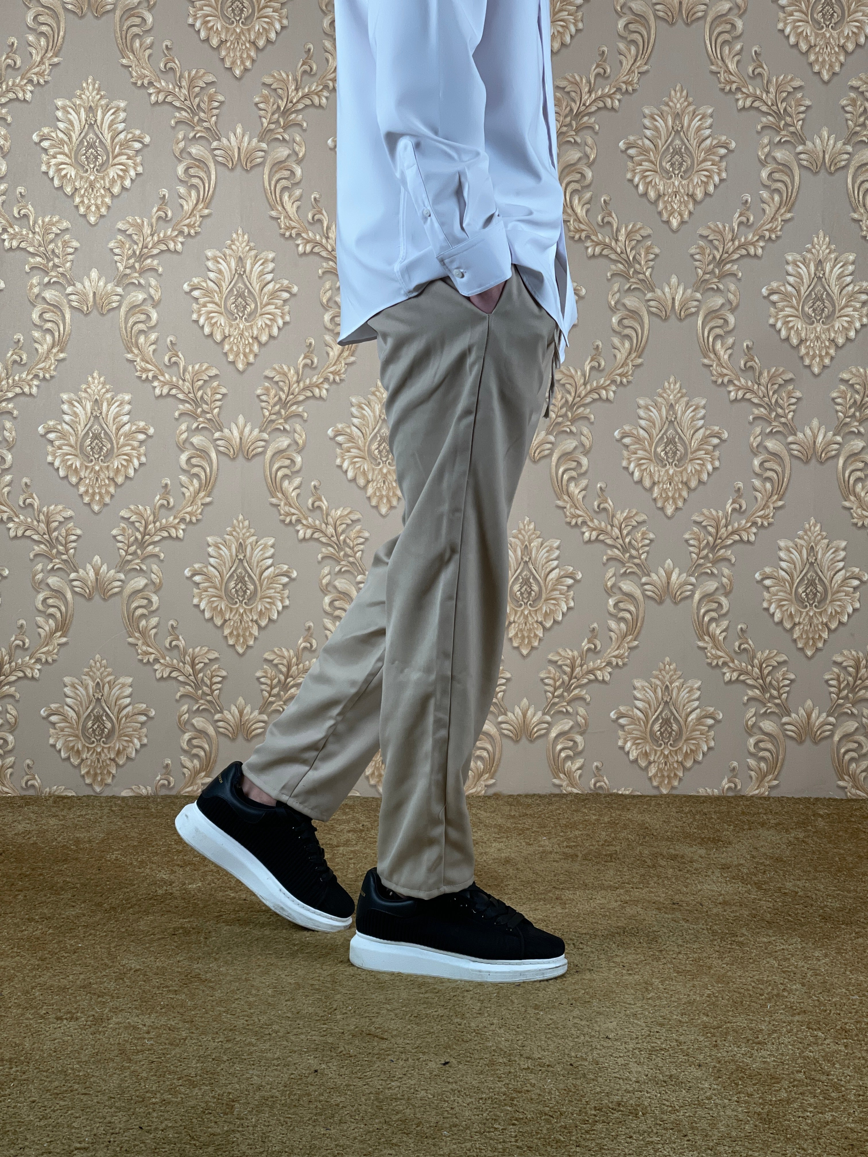 PANTALON CHINO HYBRIDE BEIGE