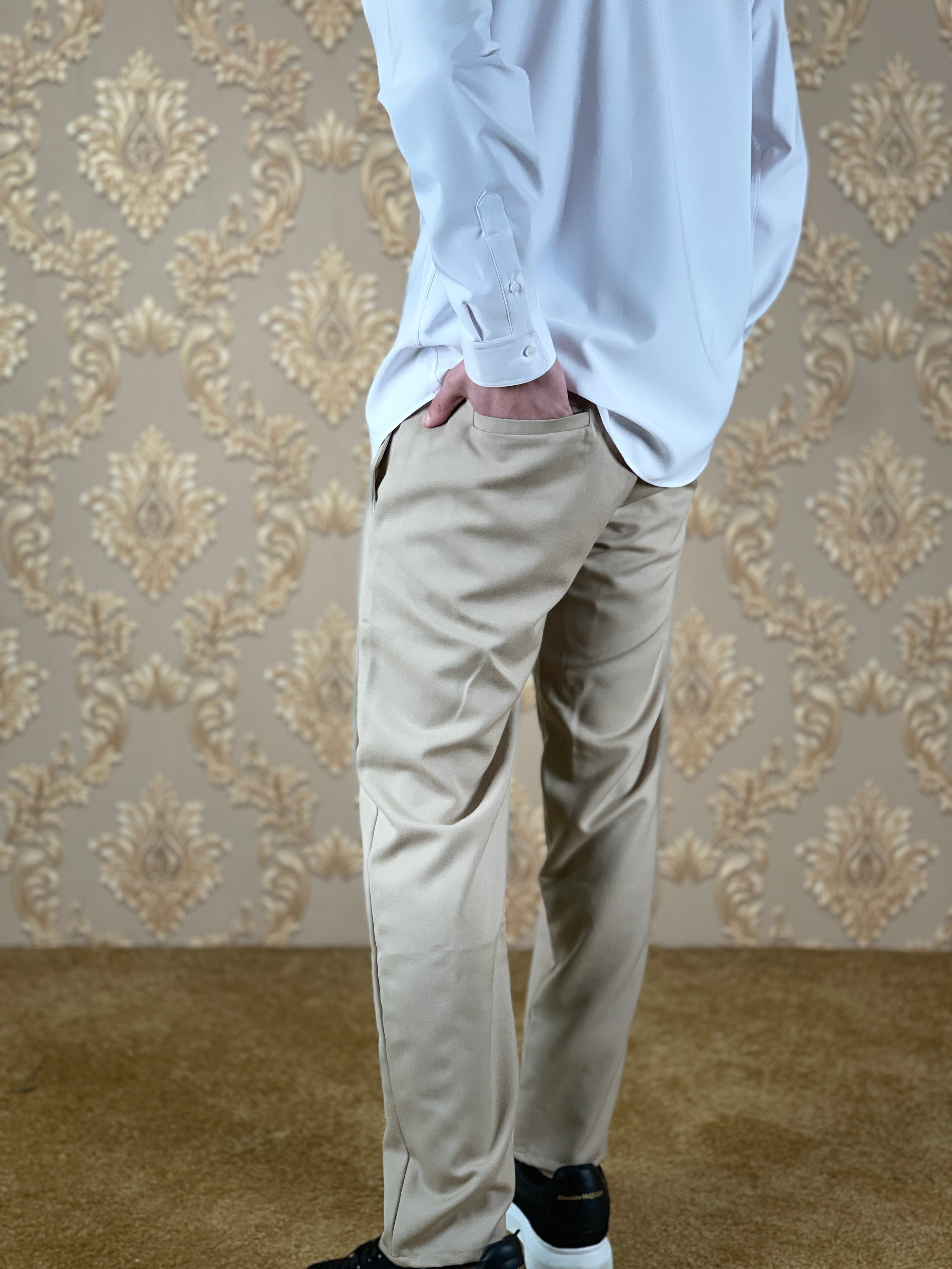 PANTALON CHINO HYBRIDE BEIGE