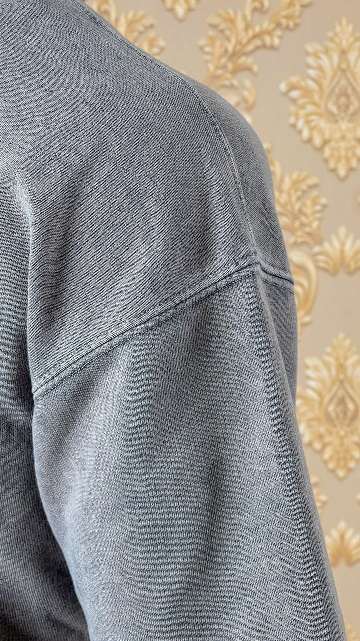T-SHIRT OVERSIZED DÉLAVÉ - MUTED SLATE