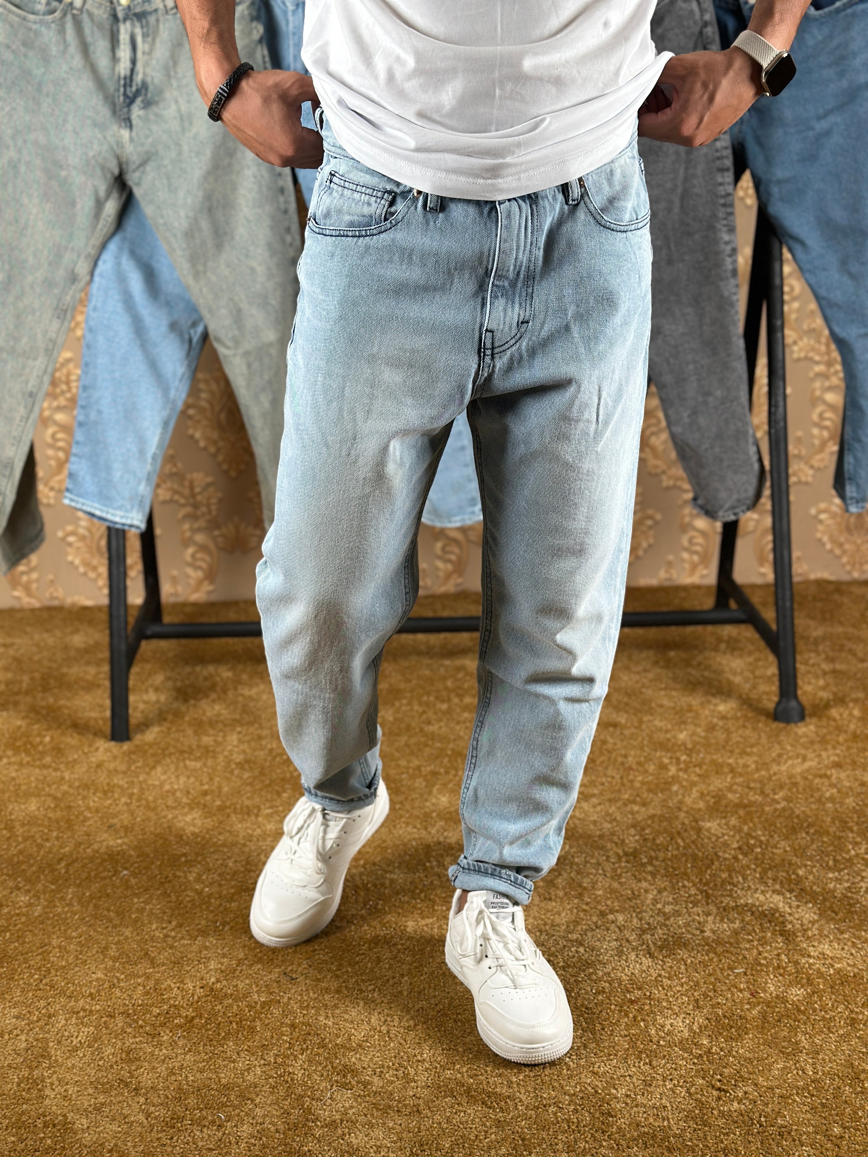 POLAR WAVE BOYFRIEND JEANS