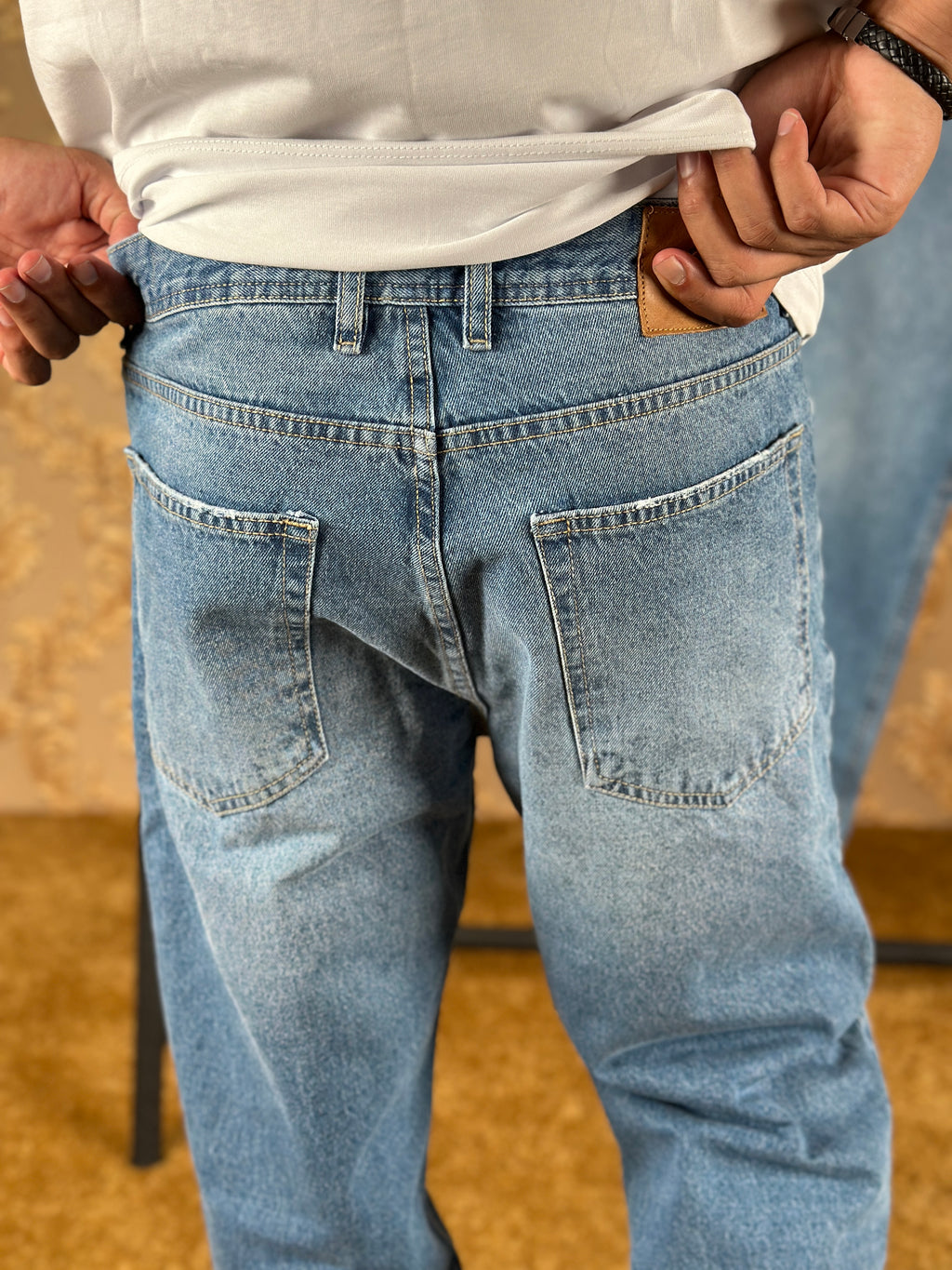 BLUE LEGACY BAGGY JEANS