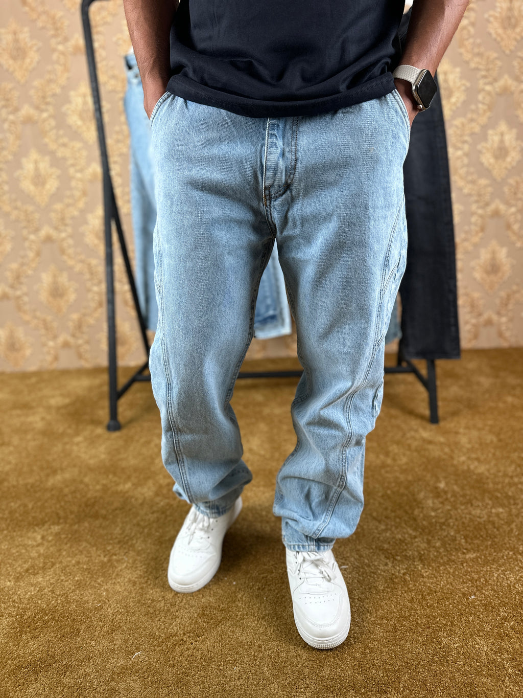 BLUE NOMAD BAGGY JEANS