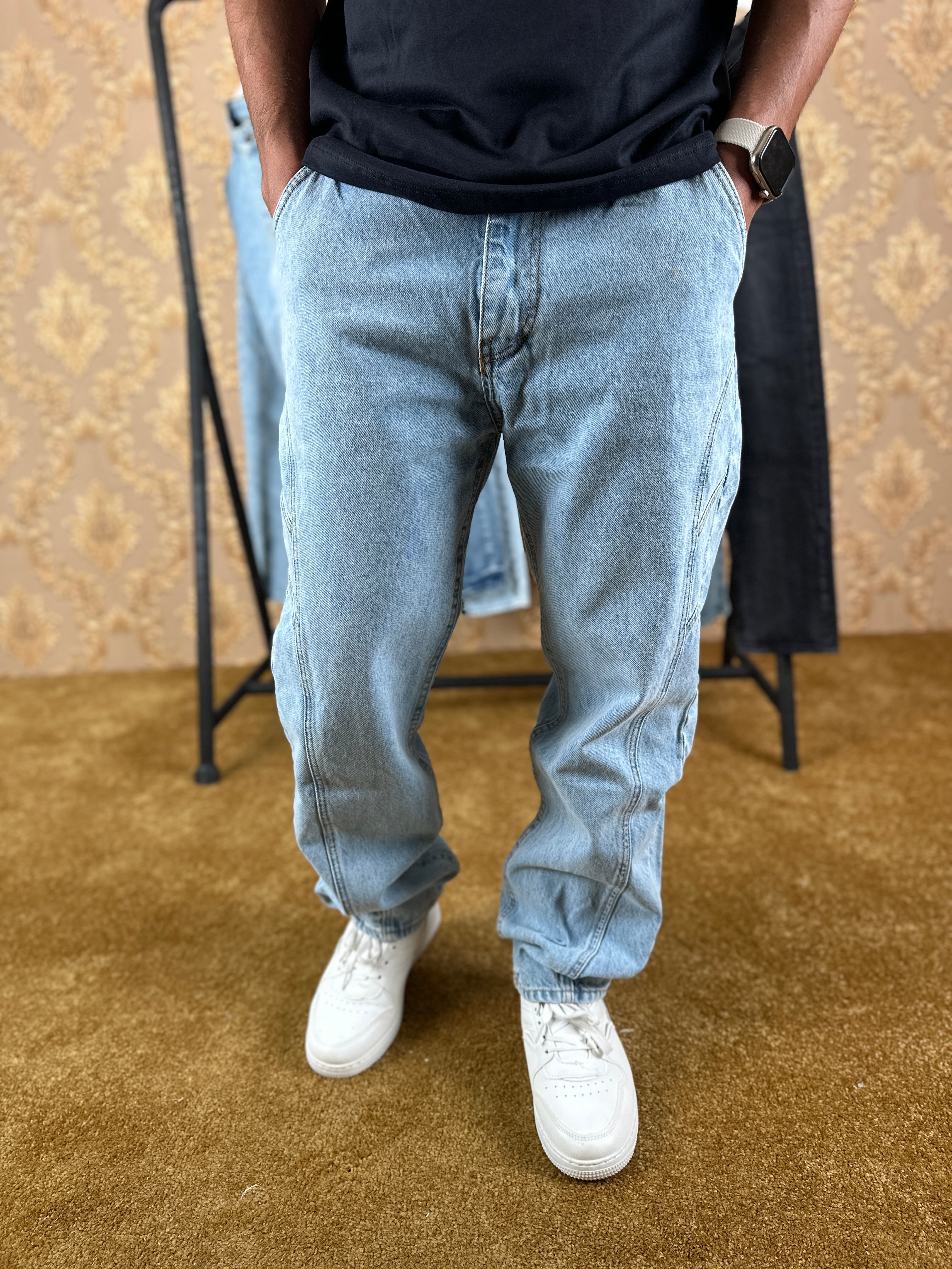 BLUE NOMAD BAGGY JEANS