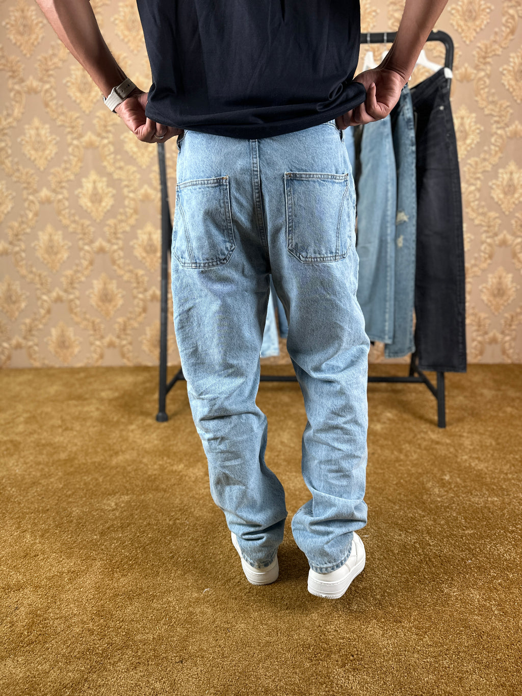 BLUE NOMAD BAGGY JEANS