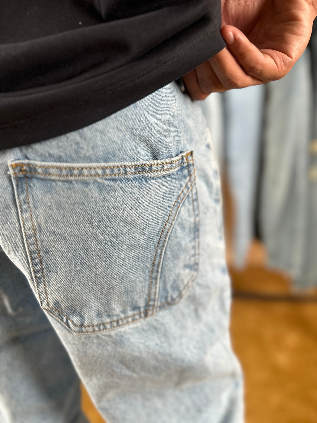BLUE NOMAD BAGGY JEANS