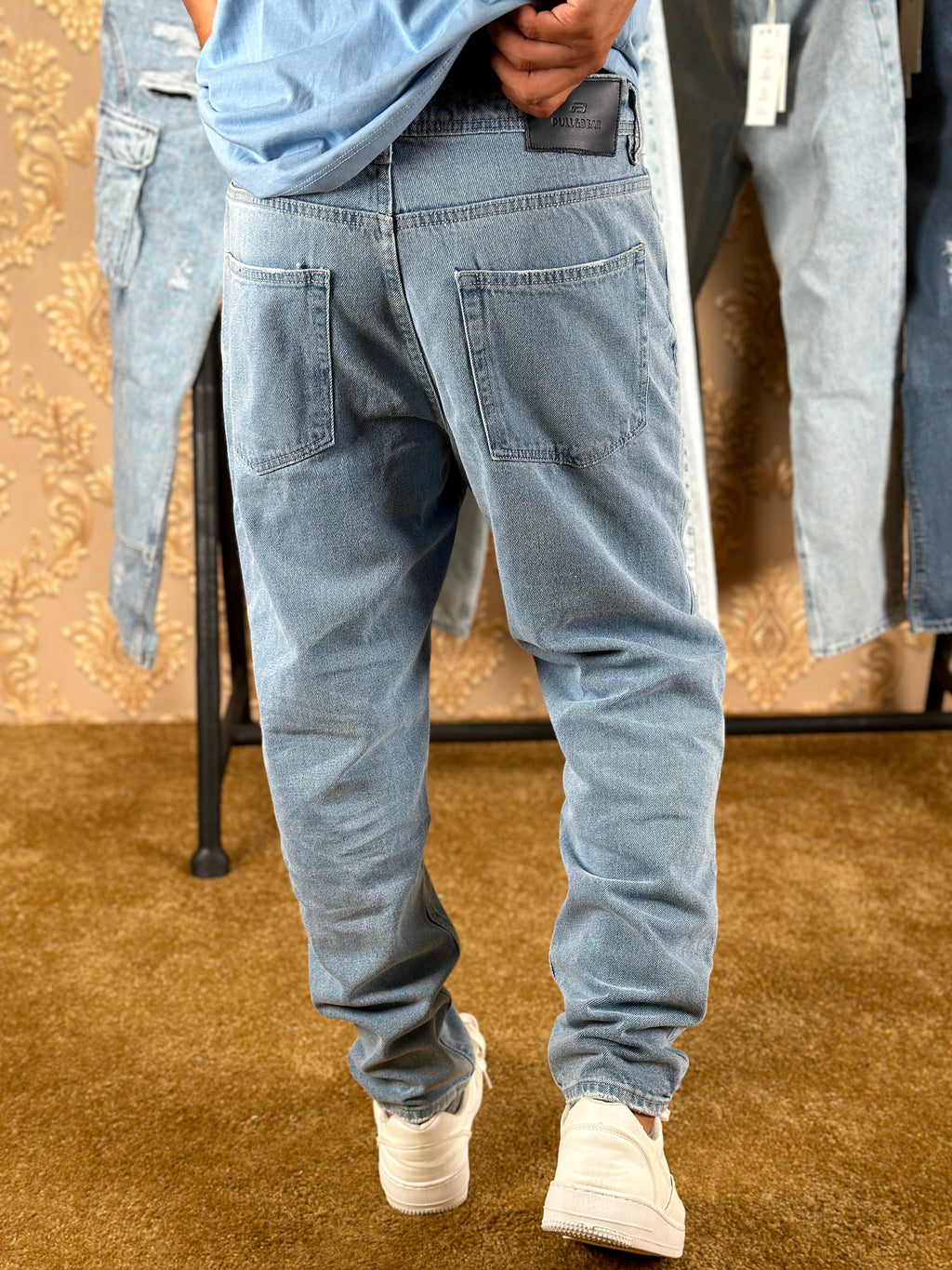 OZONE CUFFED BOYFRIEND JEANS