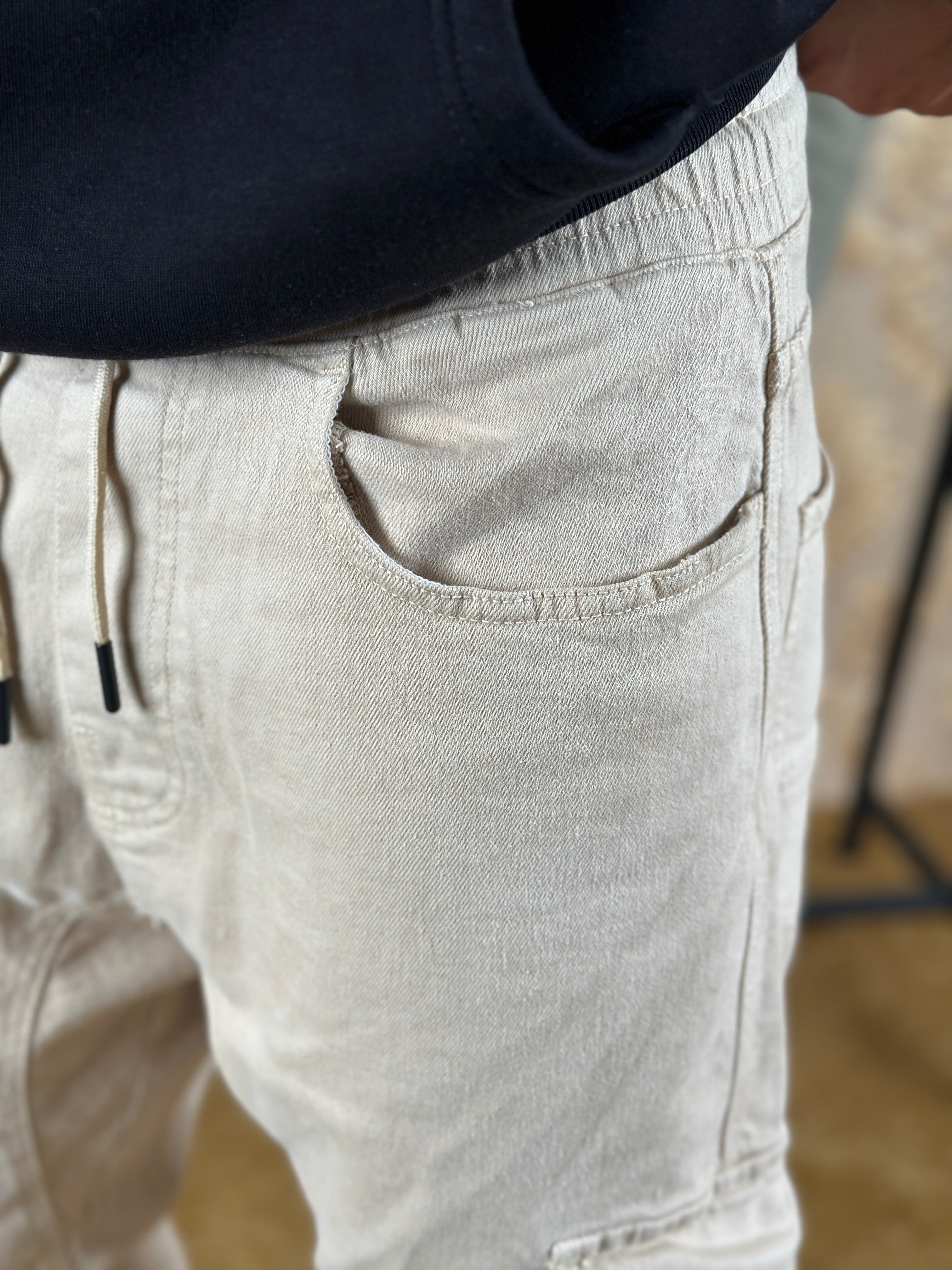 CARGO EN TOILE RANGER - BEIGE SABLE