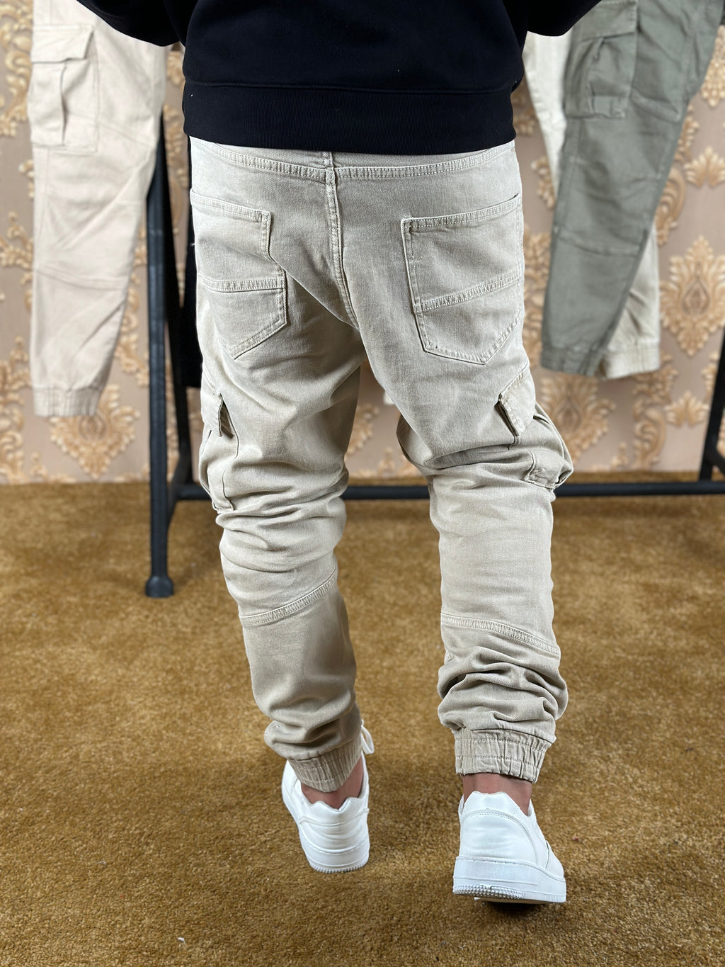 CARGO EN TOILE RANGER - BEIGE FONCÉ