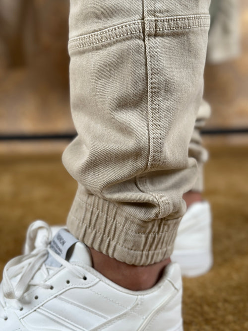 CARGO EN TOILE RANGER - BEIGE FONCÉ