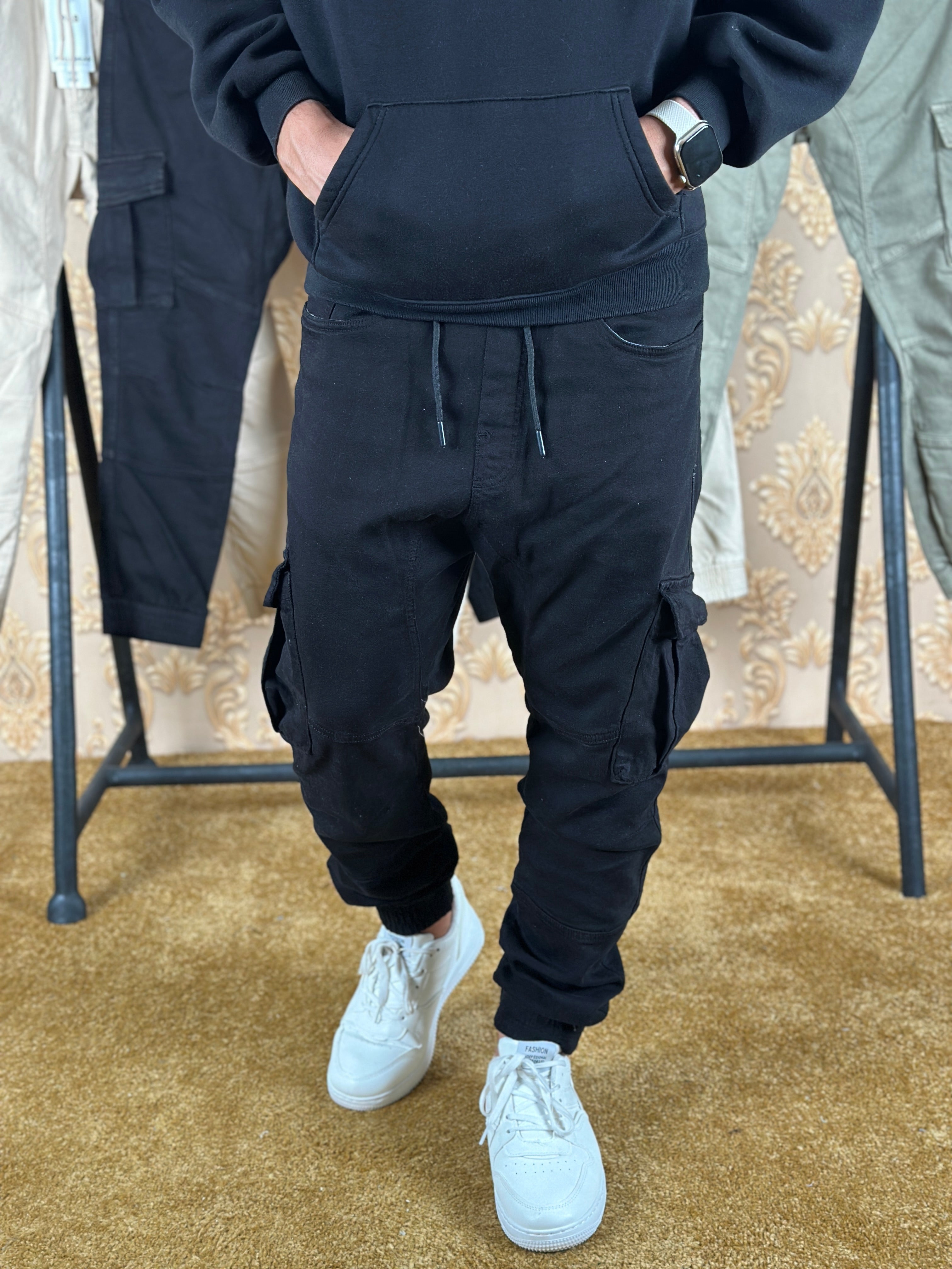 CARGO EN TOILE RANGER - NOIR