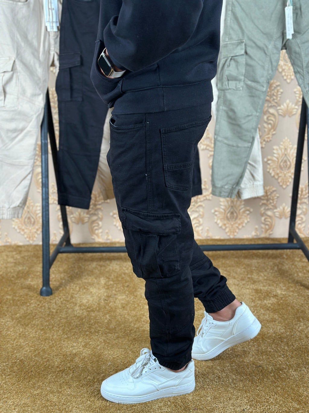 CARGO EN TOILE RANGER - NOIR