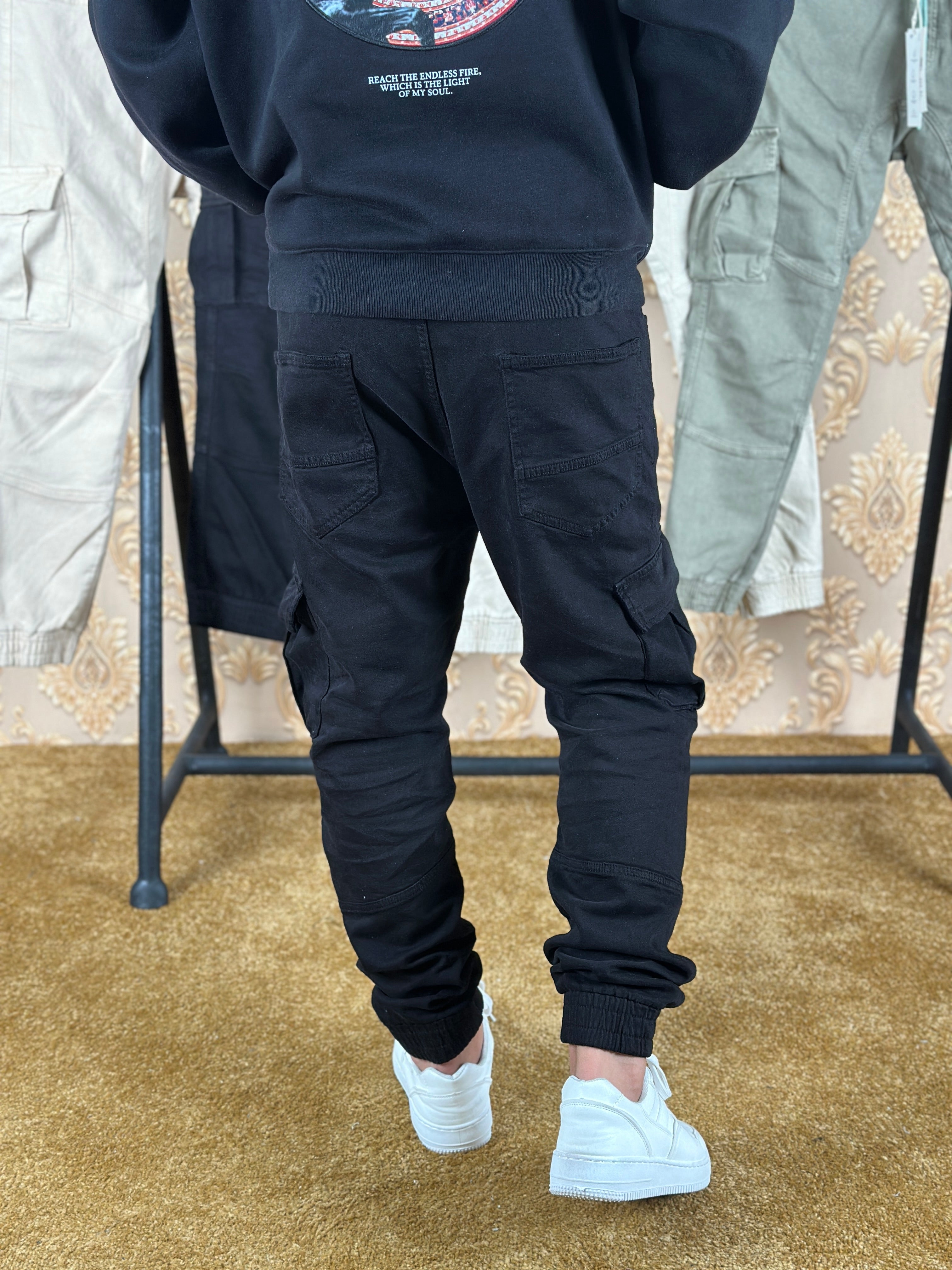 CARGO EN TOILE RANGER - NOIR