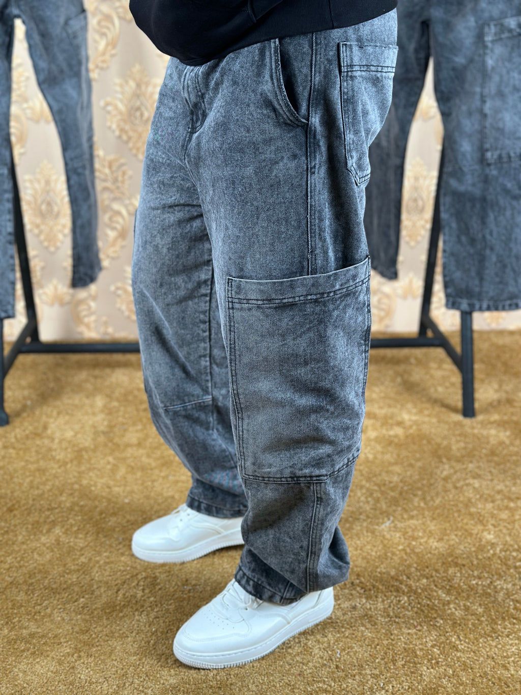 TITAN BAGGY JEANS - GRIS CLAIR