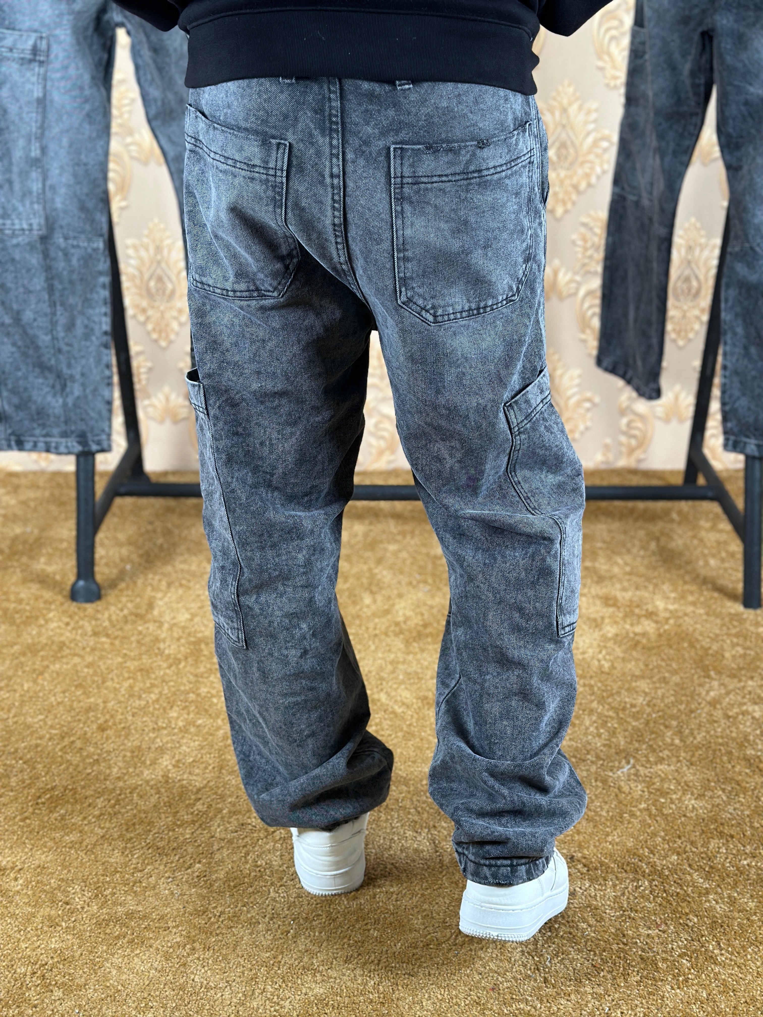 TITAN BAGGY JEANS - GRIS CLAIR