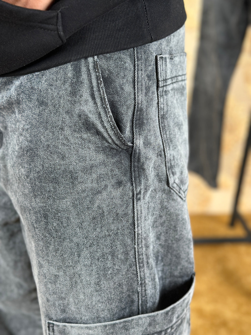 TITAN BAGGY JEANS - GRIS CLAIR