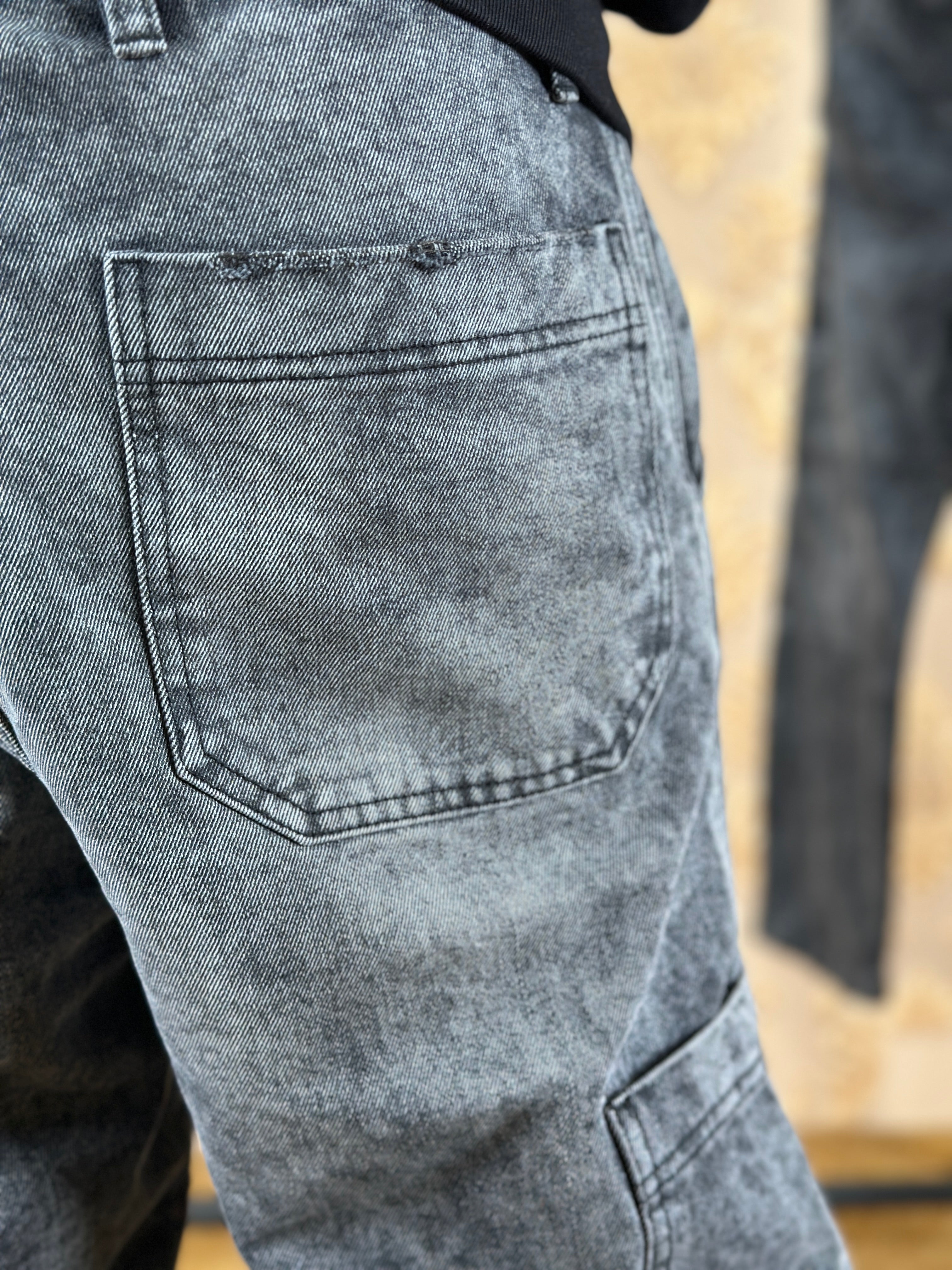 TITAN BAGGY JEANS - GRIS CLAIR