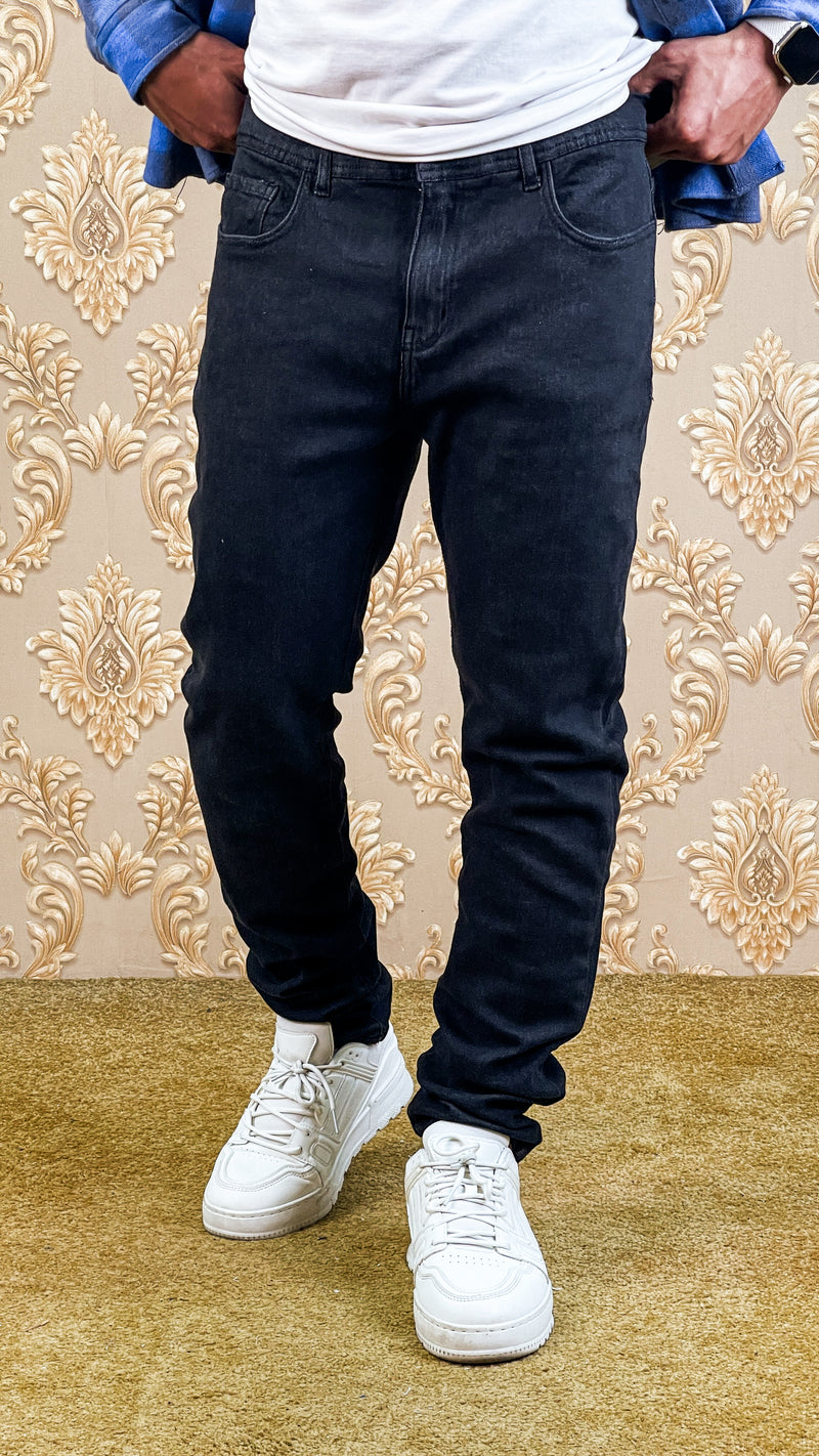 ONYX SKINNY JEANS — NOIR DÉLAVÉ