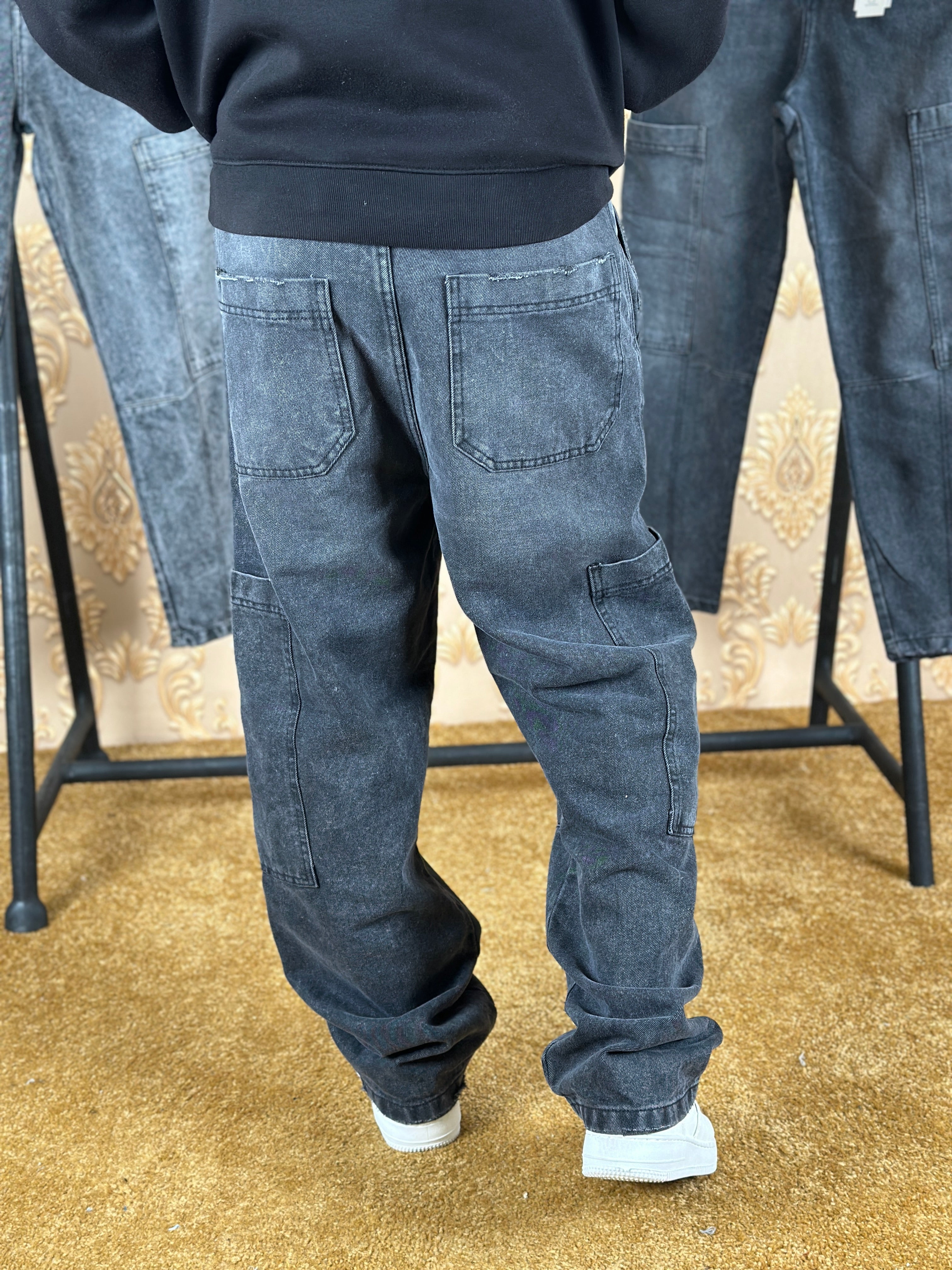 TITAN BAGGY JEANS - GRIS FONCÉ
