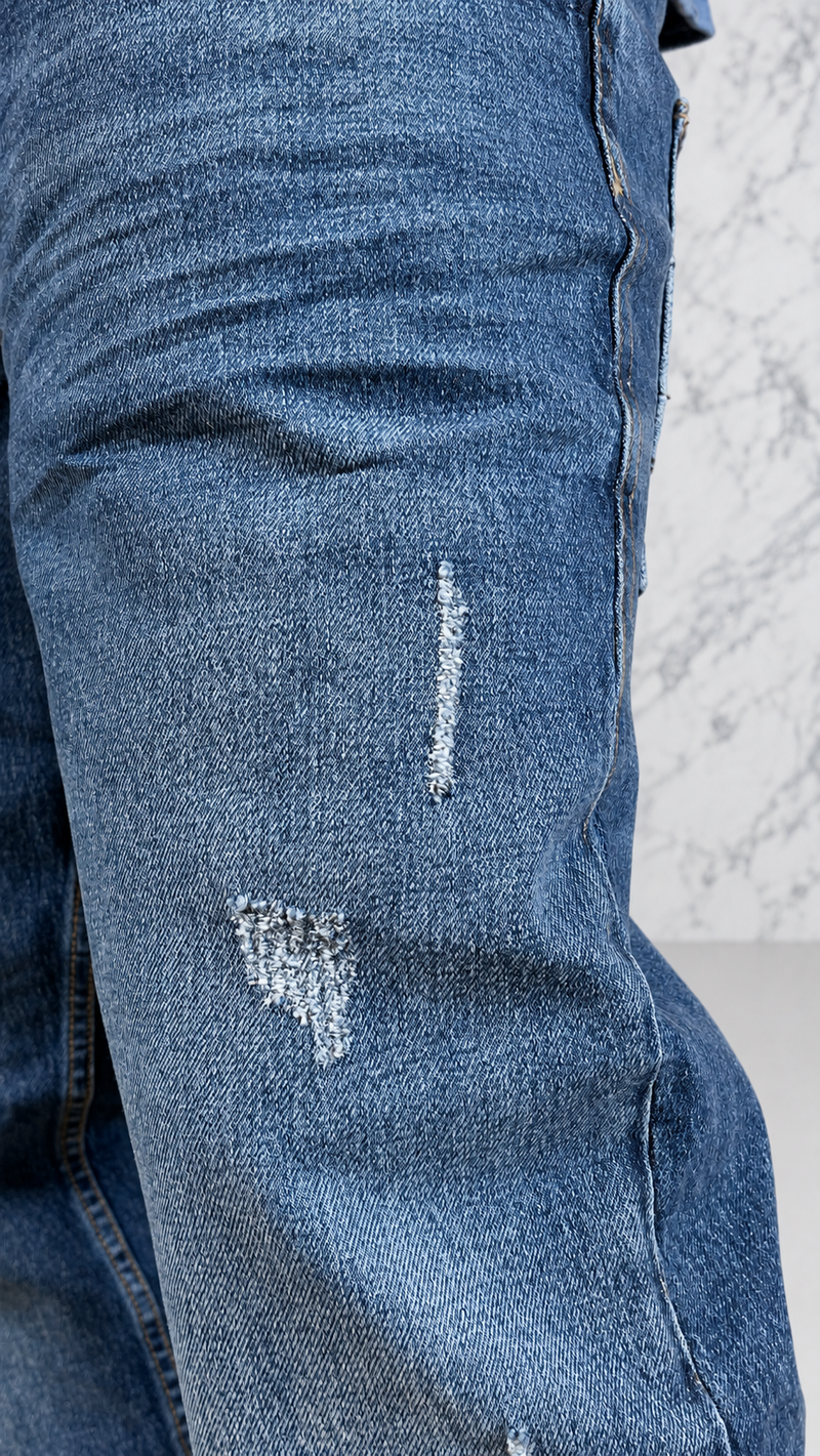 RENEGADE STRAIGHT JEANS — BLEU INDIGO