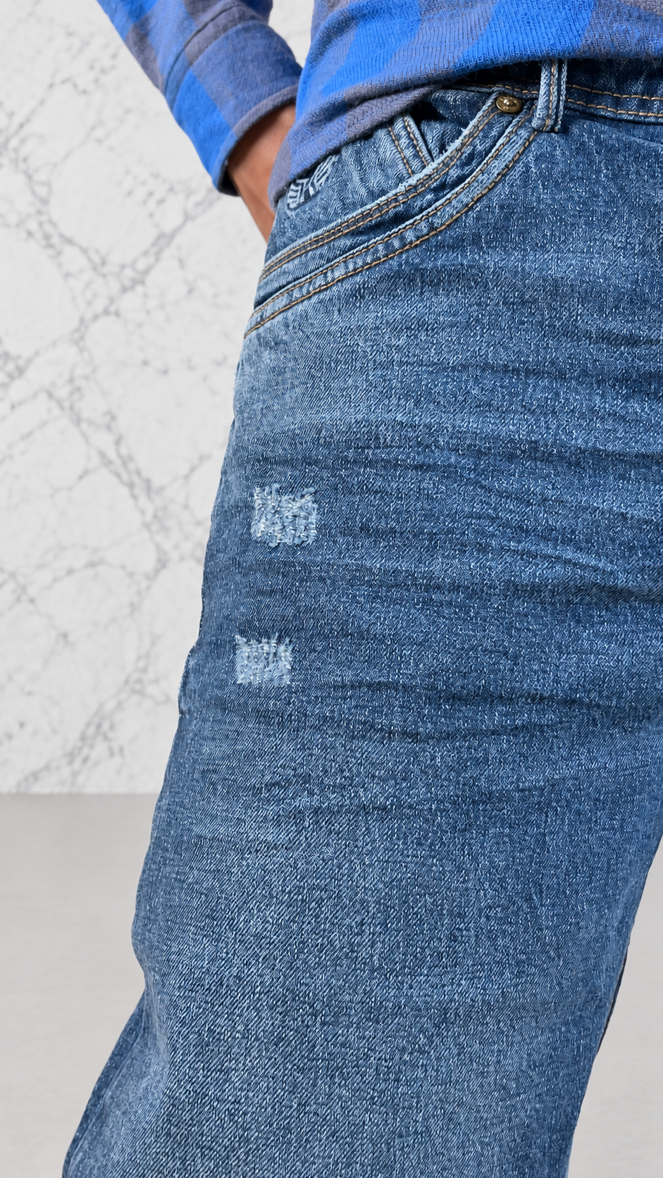 RENEGADE STRAIGHT JEANS — BLEU INDIGO