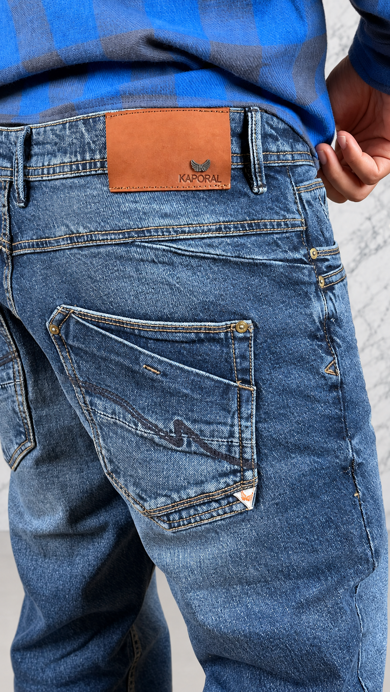 RENEGADE STRAIGHT JEANS — BLEU INDIGO