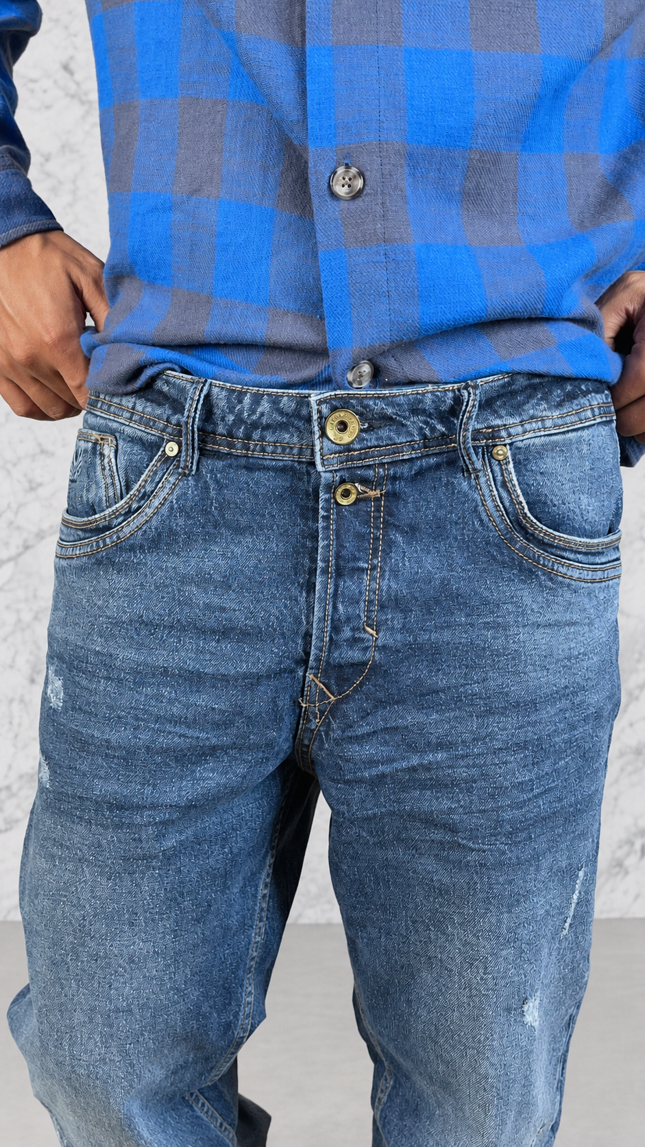 RENEGADE STRAIGHT JEANS — BLEU INDIGO