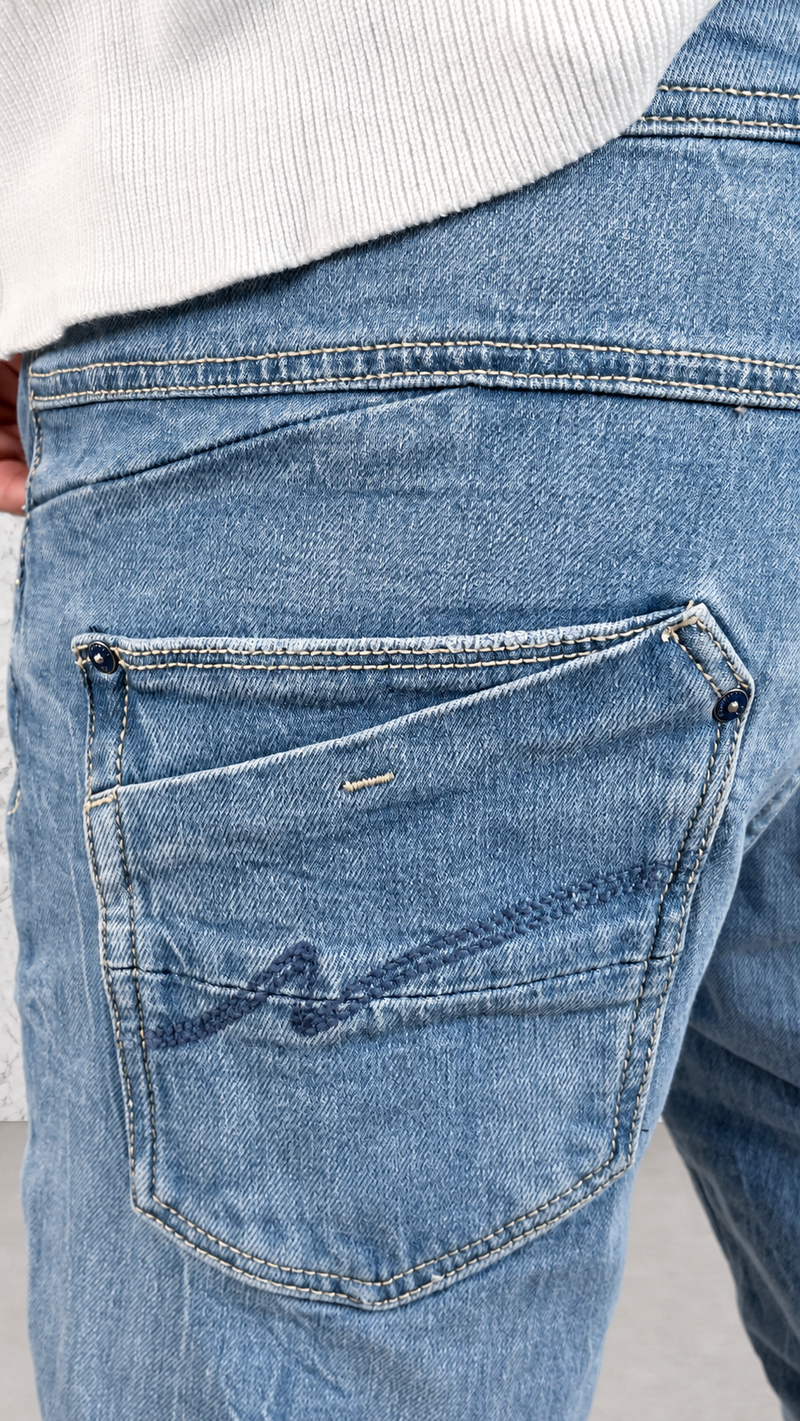 GLACIER STRAIGHT JEANS - BLEU CLAIR