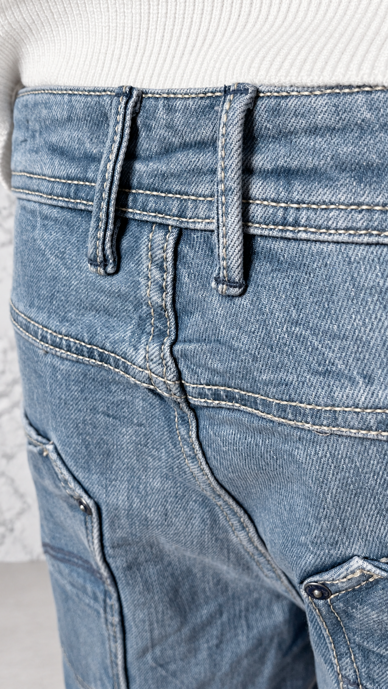 GLACIER STRAIGHT JEANS - BLEU CLAIR